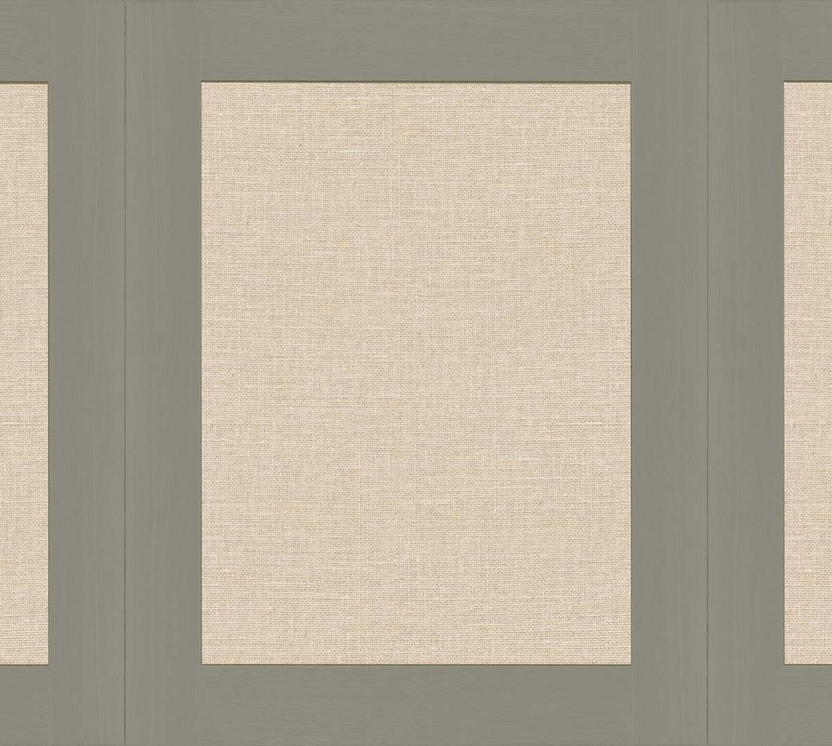 Papier peint Soubassement Jute M kaki - Pimp My Wall de Casélio | Réf. PMW105237170