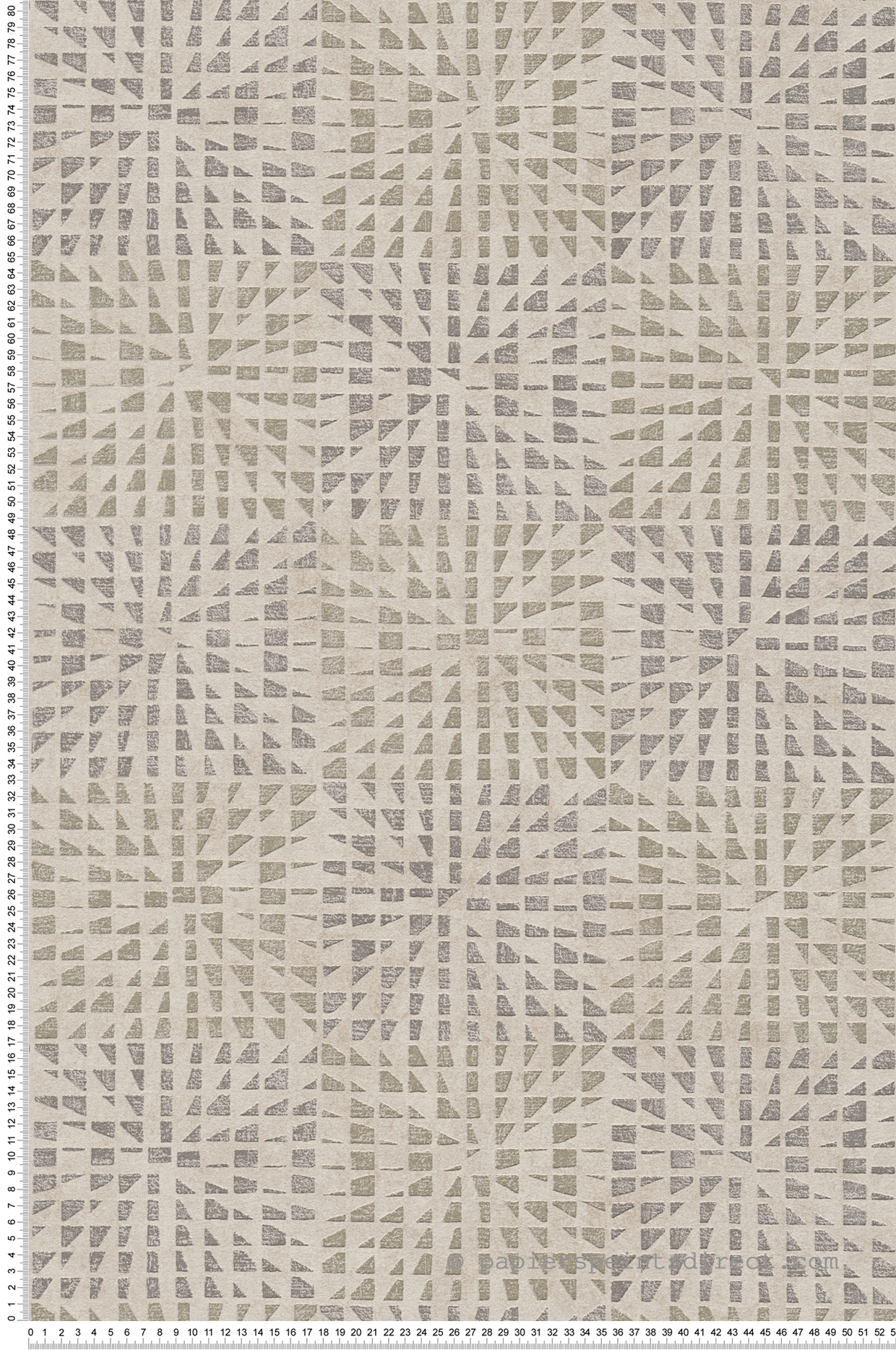 Papier peint Mosaïque à Relief beige - Geo Effect d'A.S. Création | Réf. SP15785