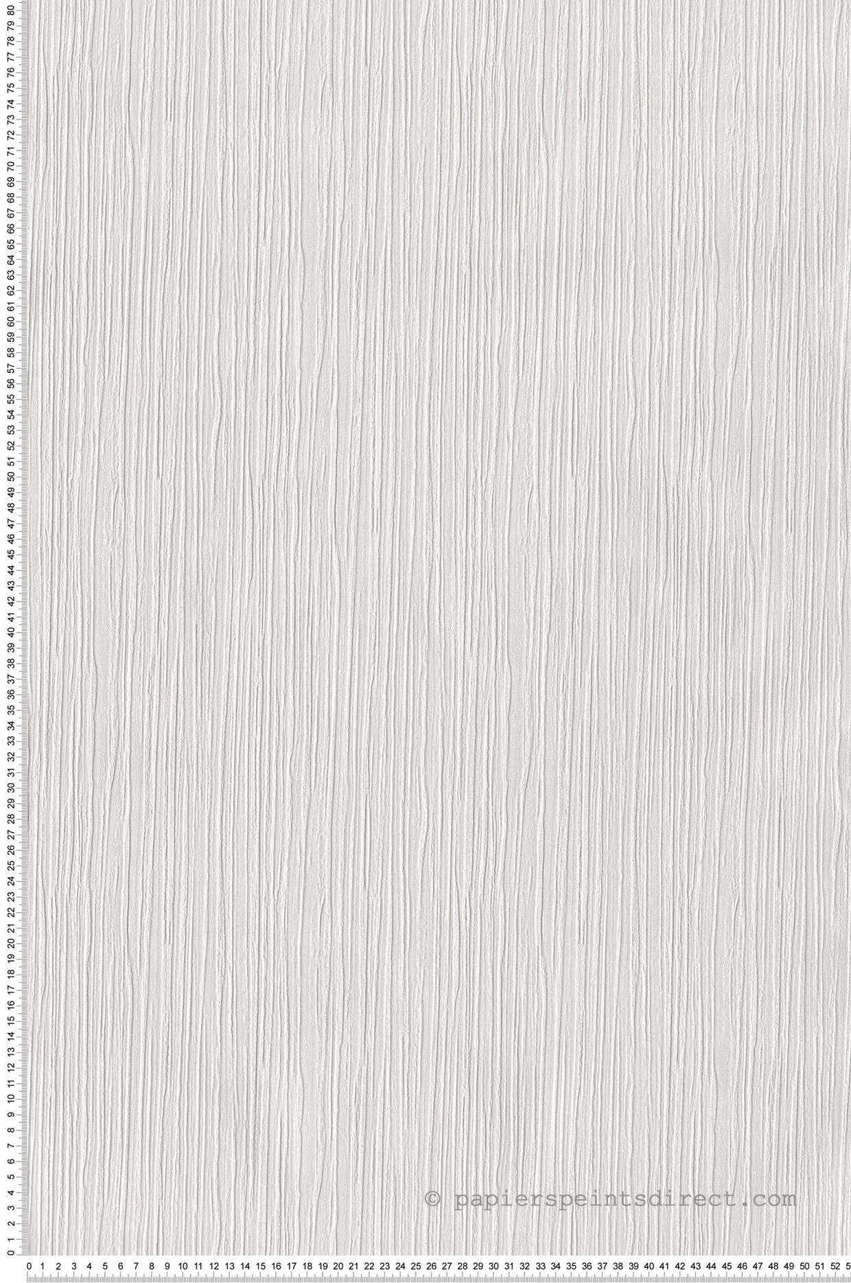 Papier peint Faux Uni Rayé blanc et pailleté - Grand Classic de Montecolino | Réf. MC-Z66830