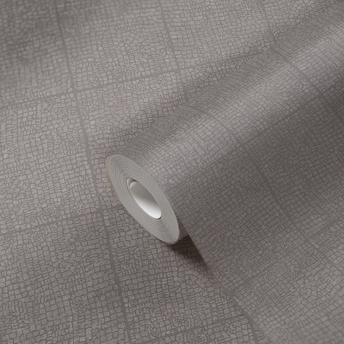 Papier peint Carrelage Craquelé gris et argenté - Desert Lodge de Livingwalls | Réf. 38526-3