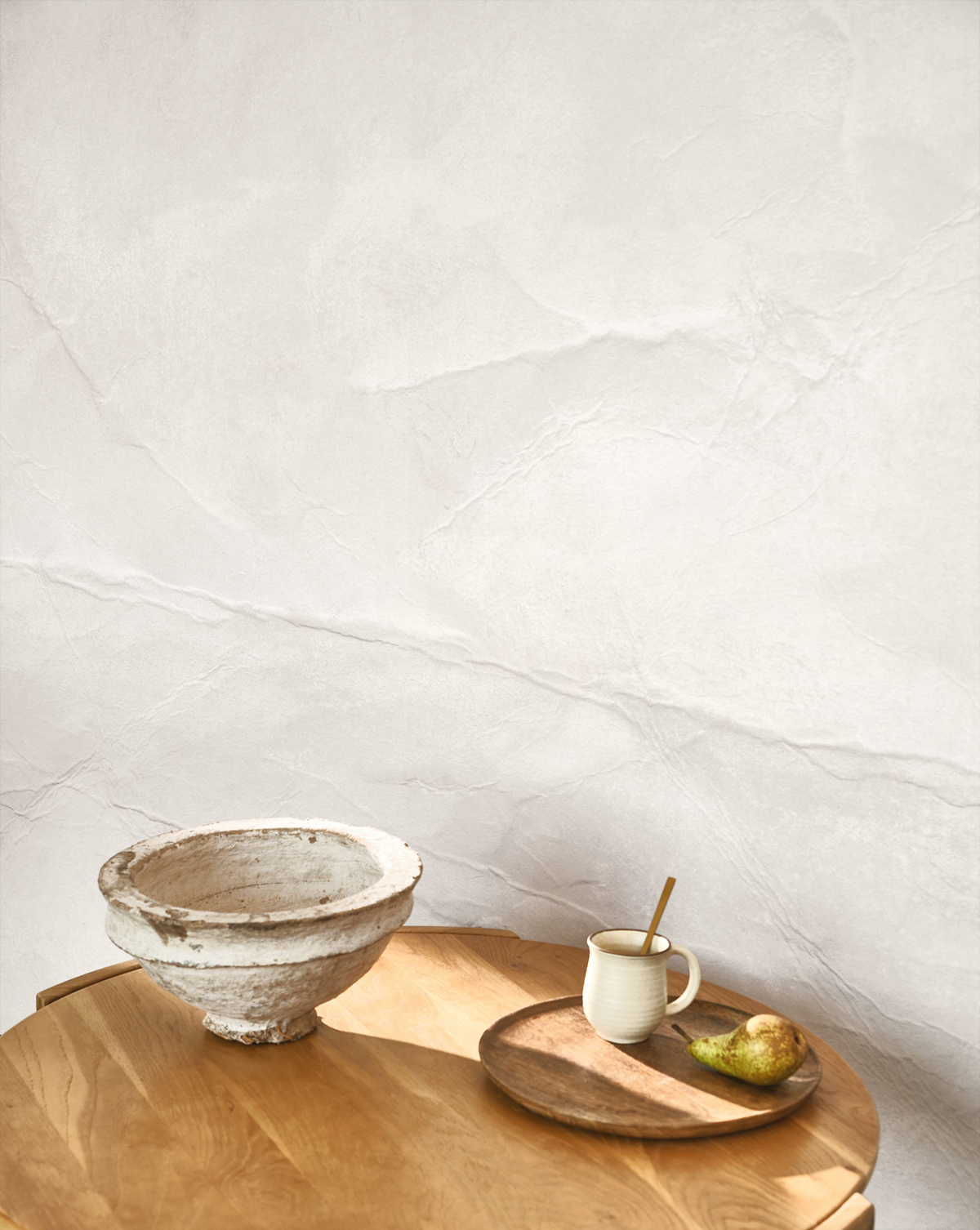 Papier peint panoramique Papier Froissé à L'Horizon M craie 212X280 - Papercraft de Casadéco AMB2 | Réf. PAPC89689103