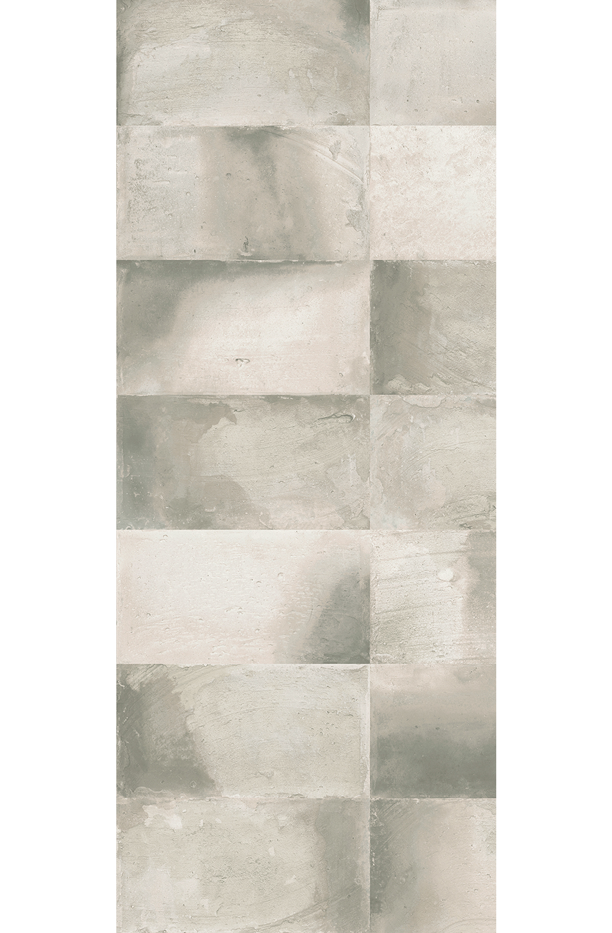 Papier peint panoramique Carrelage Travertin Teo gris clair - A H260 - Wall Designs IV de Masureel | Réf. MAS-DG4TEO1011-260