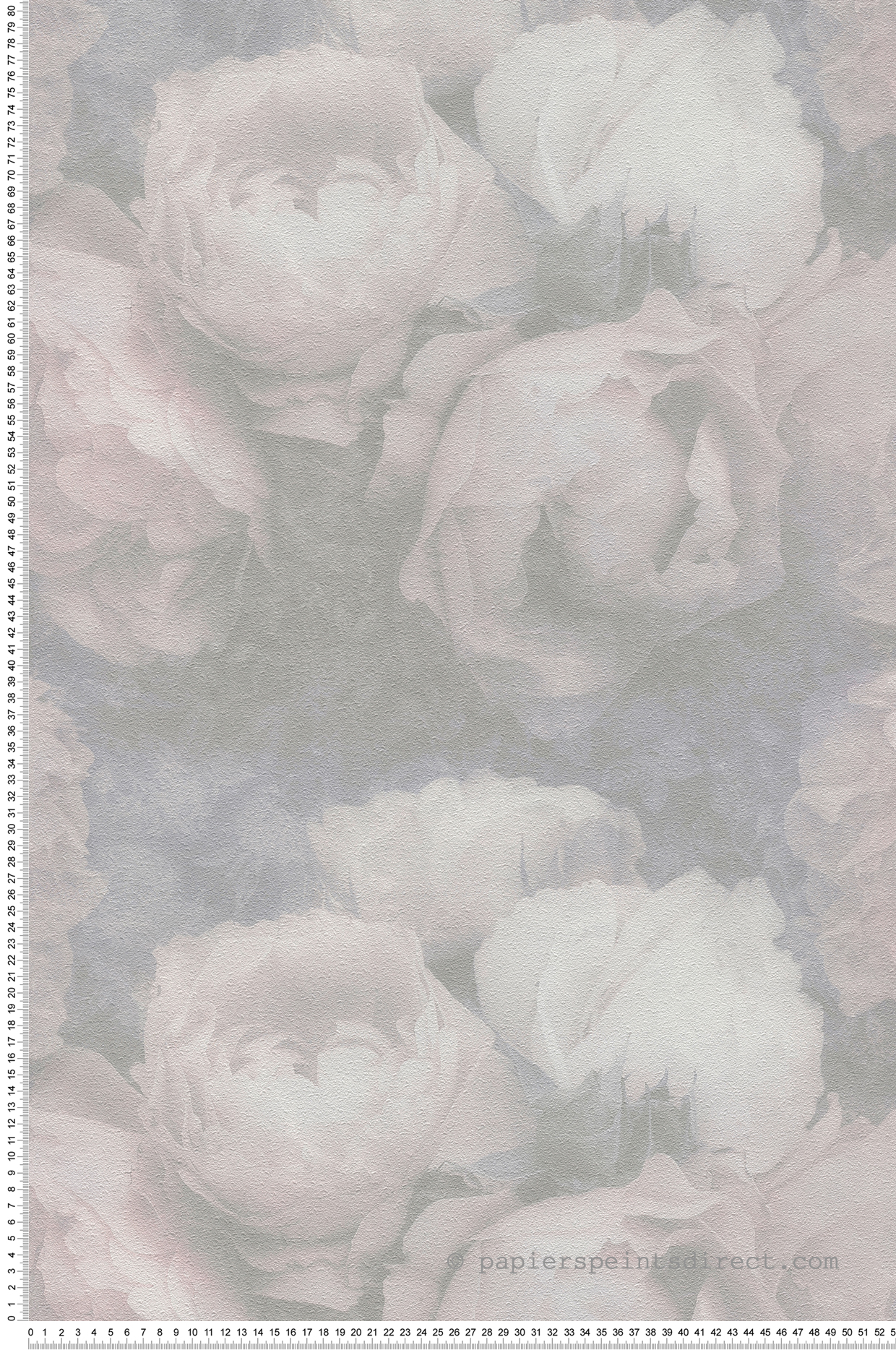 Papier peint Rose Romantic Dream gris clair - New Walls d'AS Création | Réf. SP15236