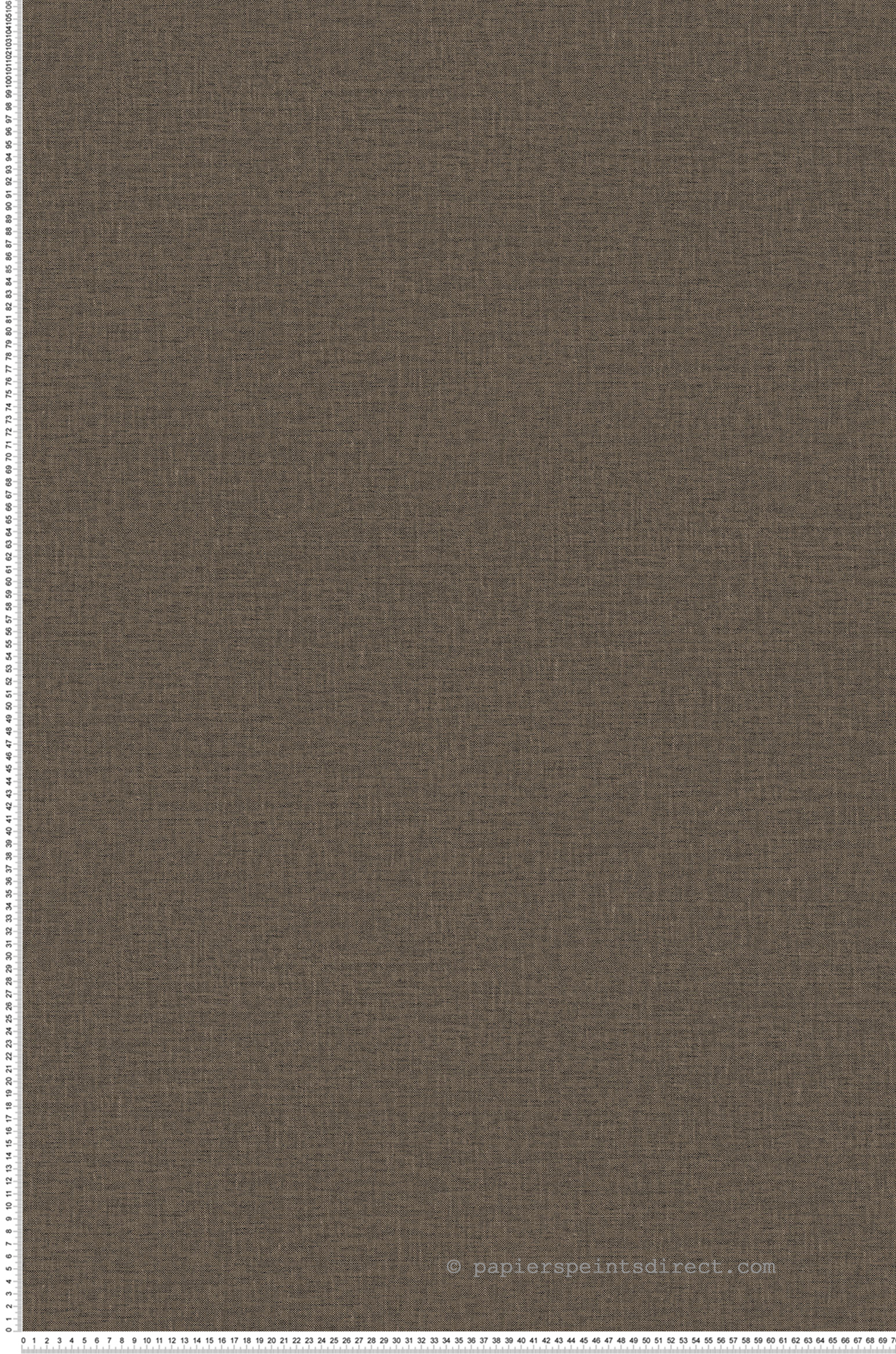 Papier peint Uni Lin Étoffe Lina ebène - Modernismo de Casamance | Réf. CAS-76853160