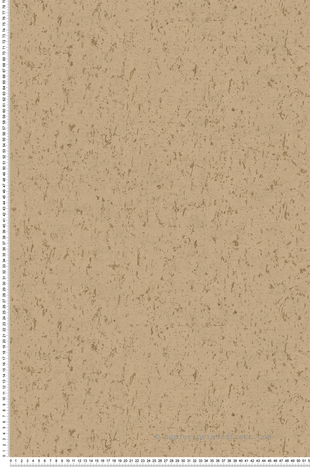 Papier peint Faux Uni Liège Callie camel doré - Harry de Lutèce | Réf. LTC-DL26710