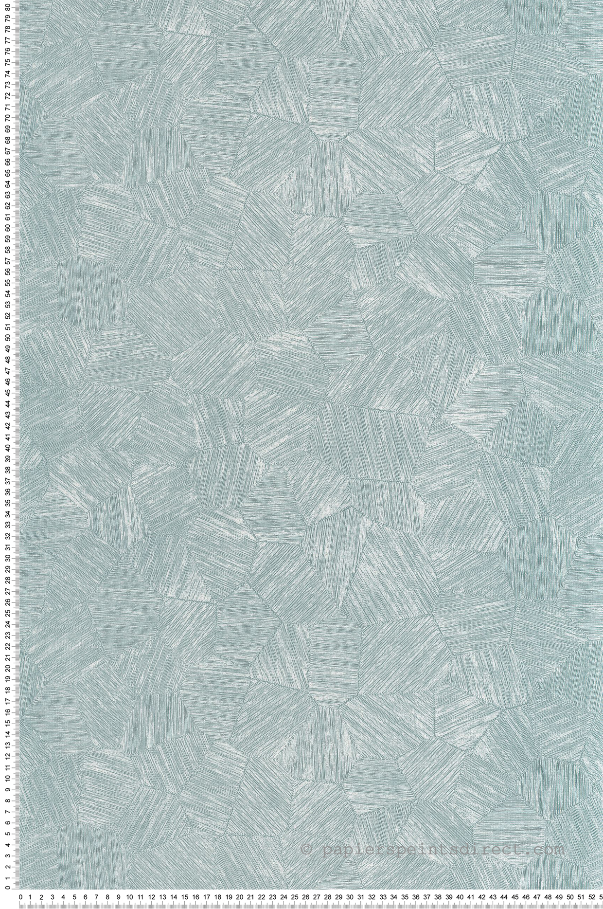 Papier peint Fragments Reliefs bleu cendré - Symphony de Casélio | Réf. SYM107016109