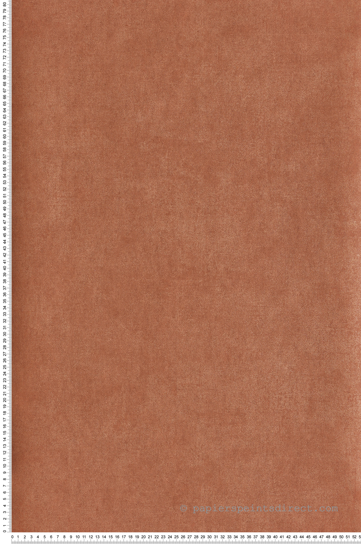 Papier peint Faux Uni Coton Lys terracotta métallisé - Summer de Masureel | Réf. MAS-CLR017