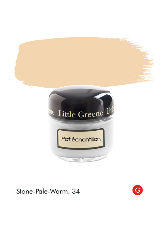 Pot échantillon Stone-Pale-Warm (Georgian) n°34 - Finition Absolute Matt Emulsion