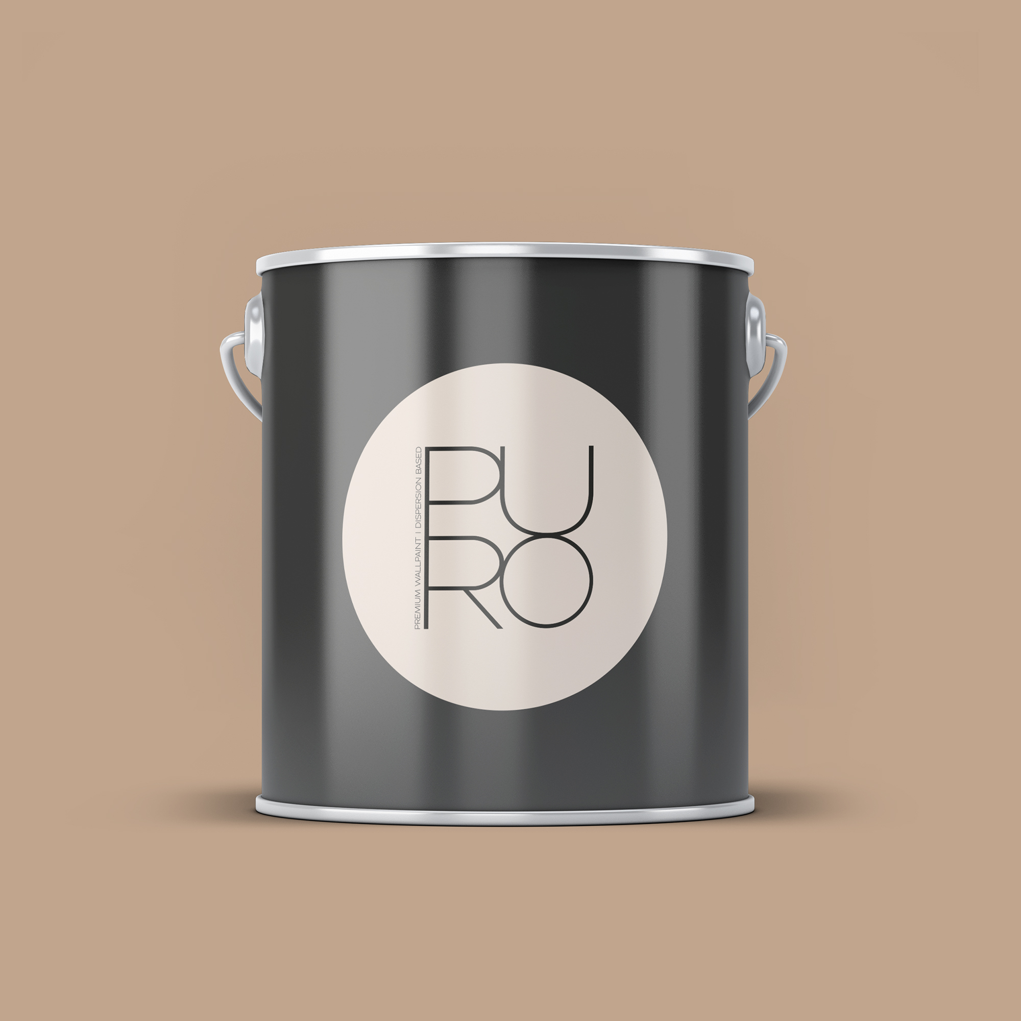 Image d'un pot de 2,5 litres de peinture Puro beige soothing brown - c7017