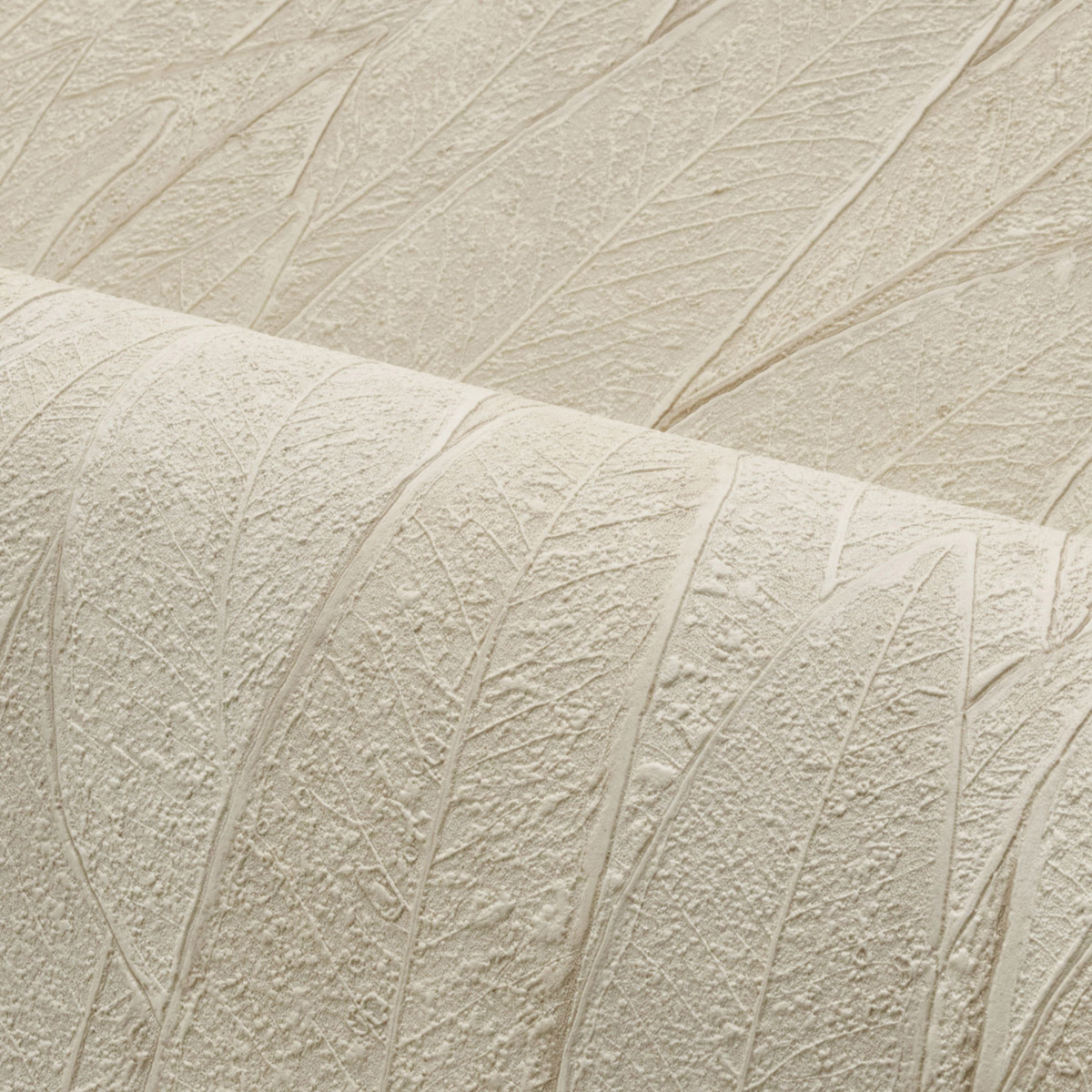 Papier peint Feuille Neluwa ivoire - Nature Précieuse de Casamance AMB1| Réf. CAS-A75962854