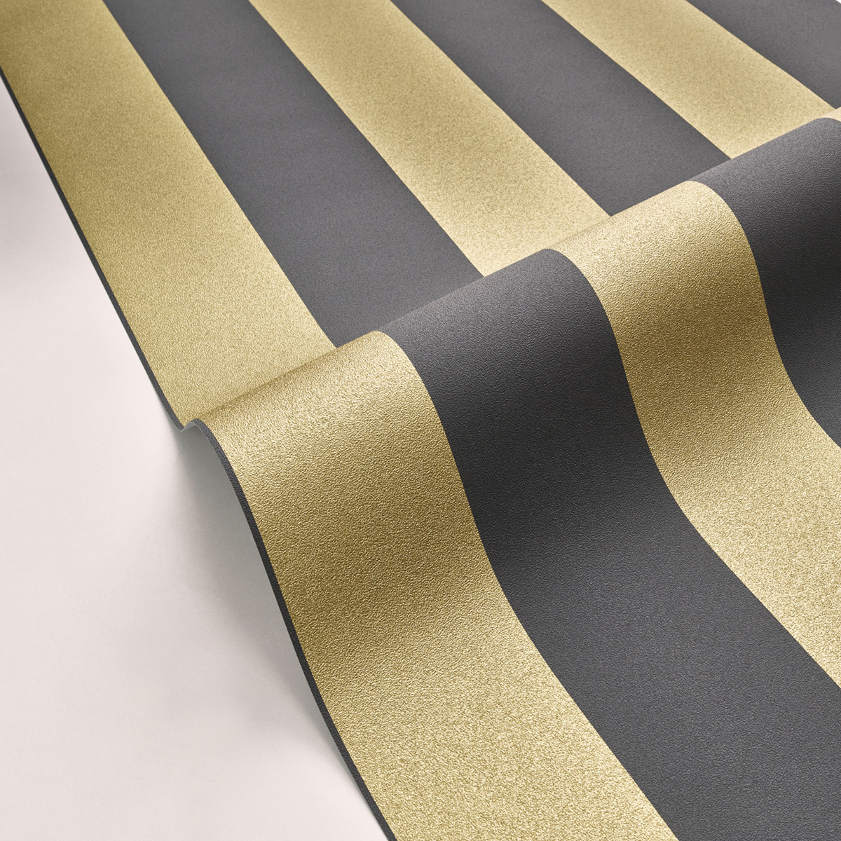 Papier peint Rayure Wide Lines anthracite doré - Moonlight 2 de Casélio AMB | Réf. MLGT104029329