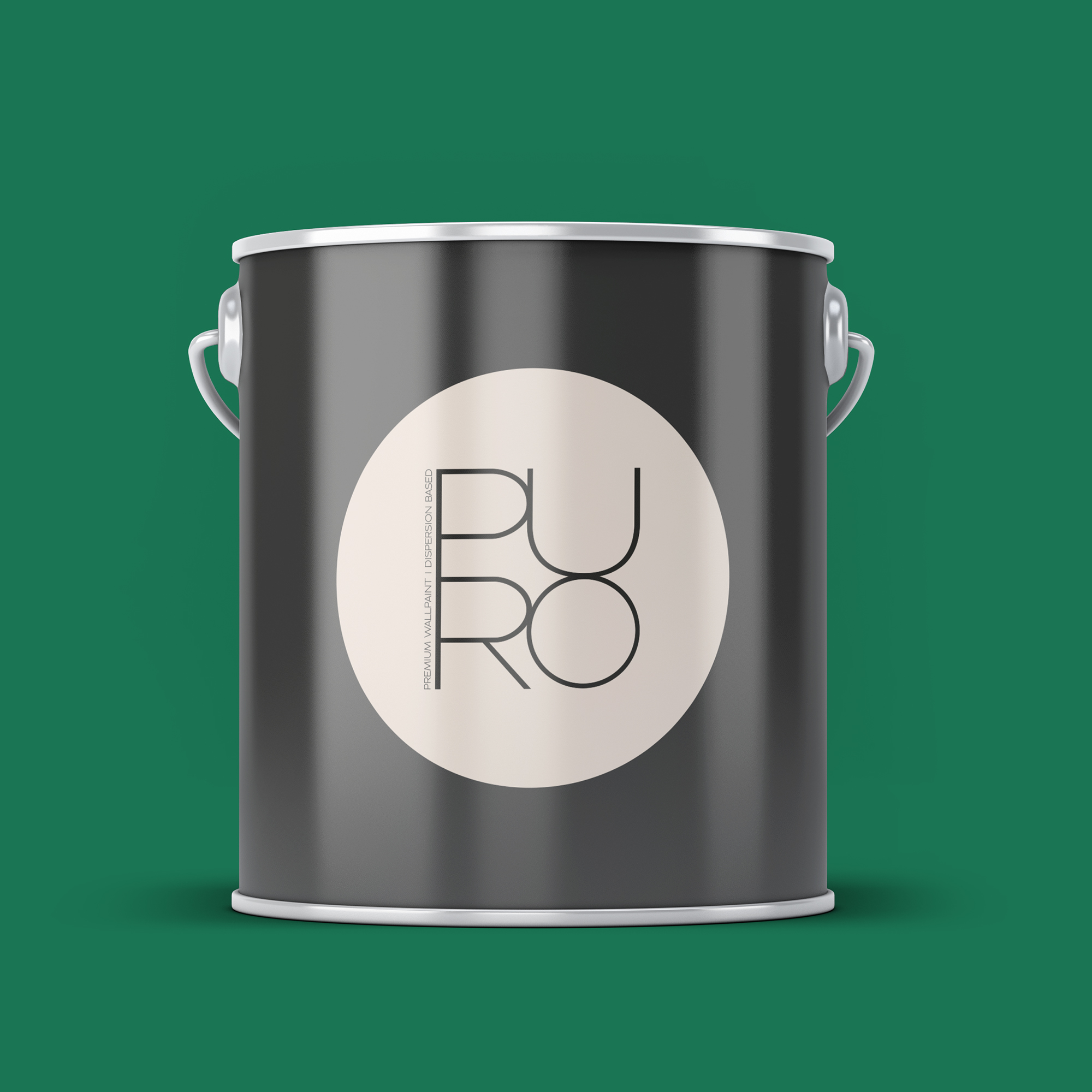 Image d'un pot de 5 litres de peinture Puro vert sage green - c5000