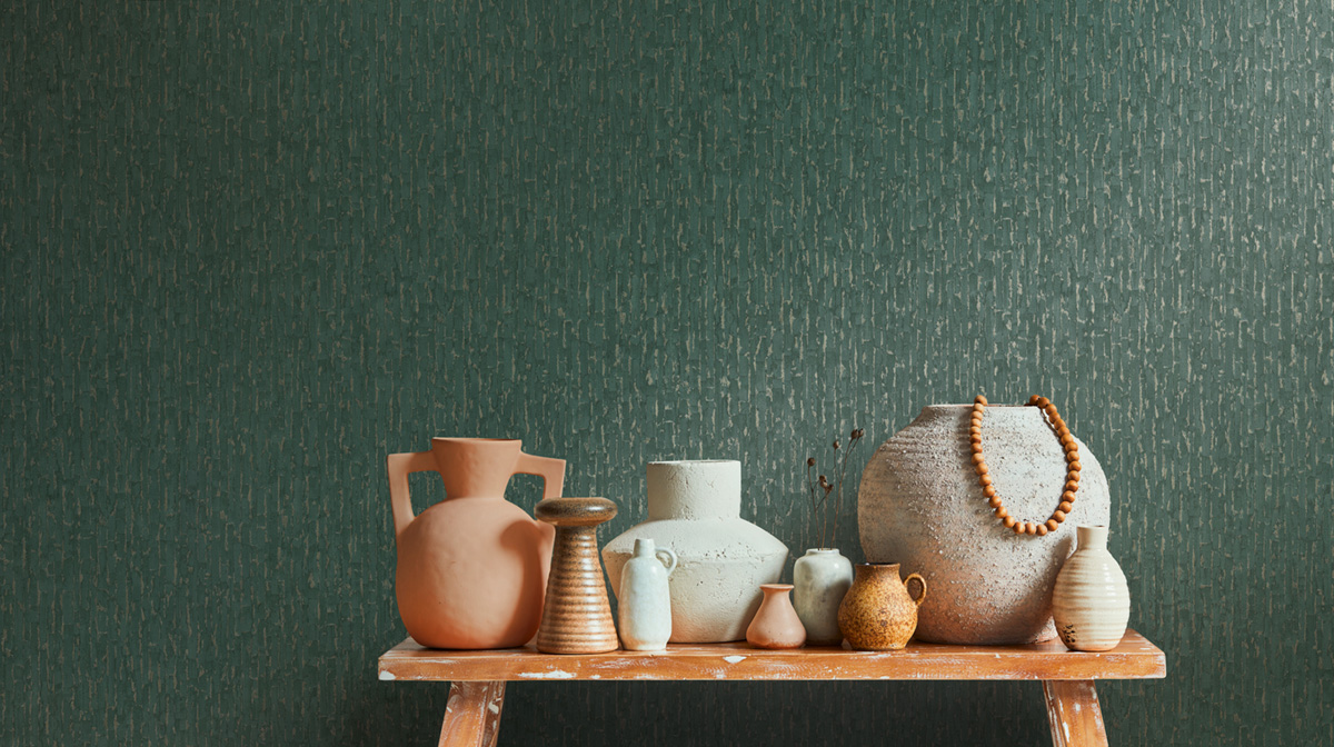 Papier peint Pierre Géométrie Moderne bleu canard argenté - Metropolitan Stories 4 Hot Spots d'A.S. Création AMB2| Réf. AS-786664