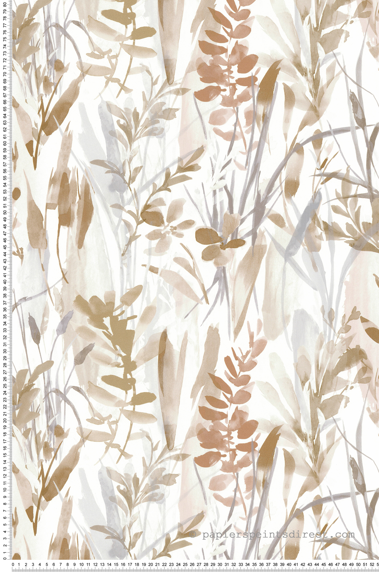Papier peint Herbes Sauvages beige  - Poésie de Lutèce | Réf. LTC-51253707