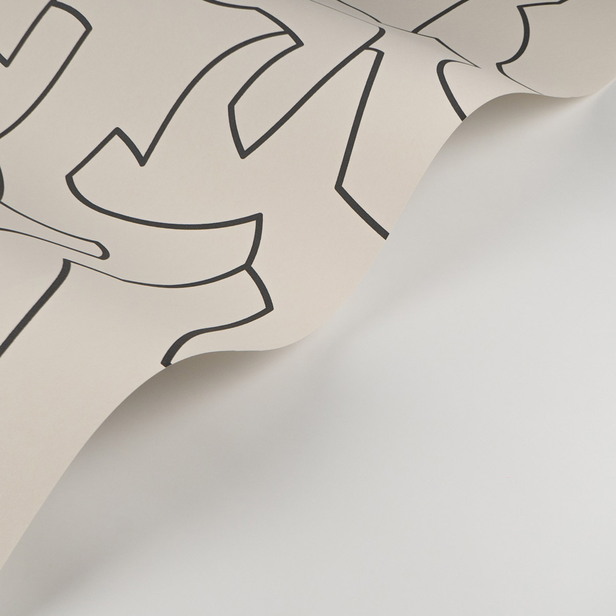 Papier peint Puzzle Maze noir et blanc - Color Game de Casadéco AMB| Réf. GAME200619009