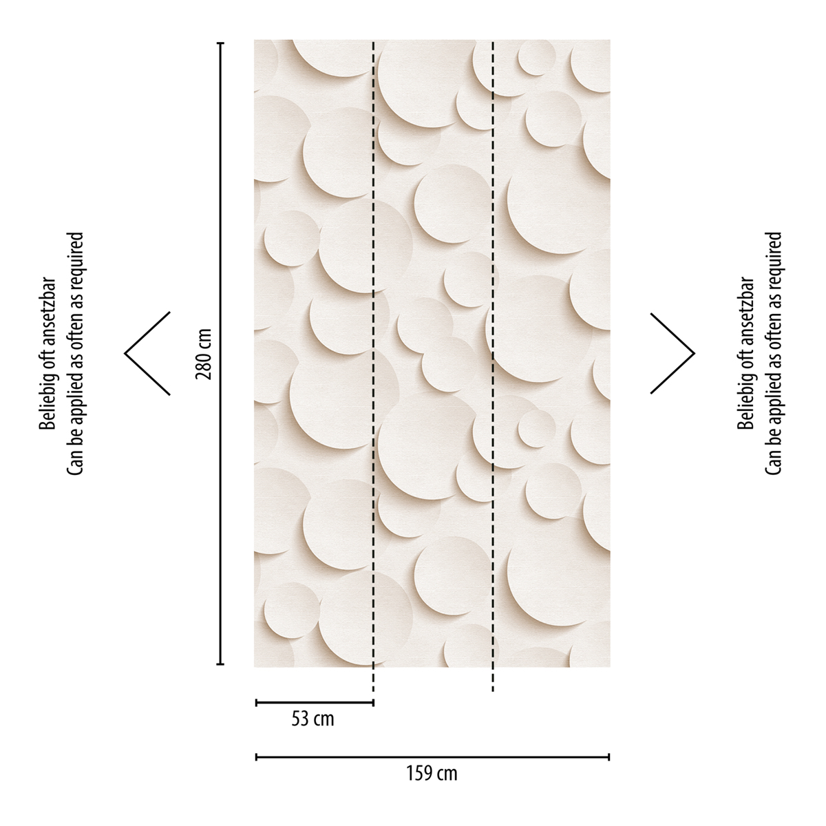 Papier peint panoramique Bulle Effet 3D - The Wall d'A.S. Création | Réf. AS-382831