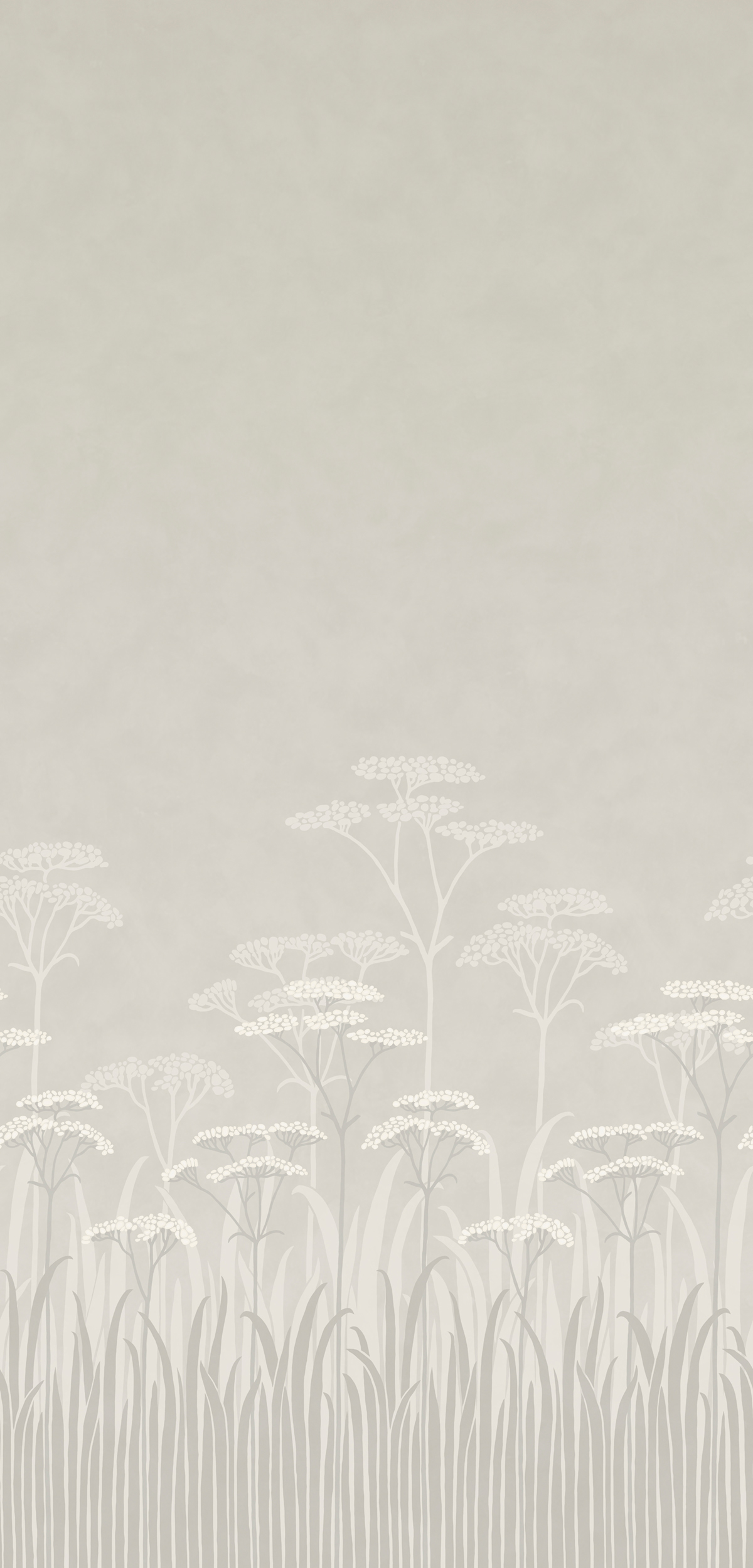 Papier peint panoramique nature Achillea Brume - National Trust Papers de Little Greene | Réf. 0245ACBRUME