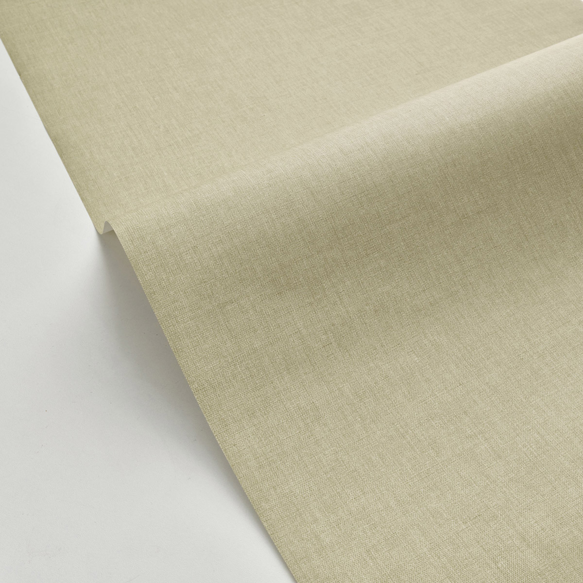 Papier peint Uni Lin vert lichen - Balade de Casélio AMB6| Réf. BLD100607312