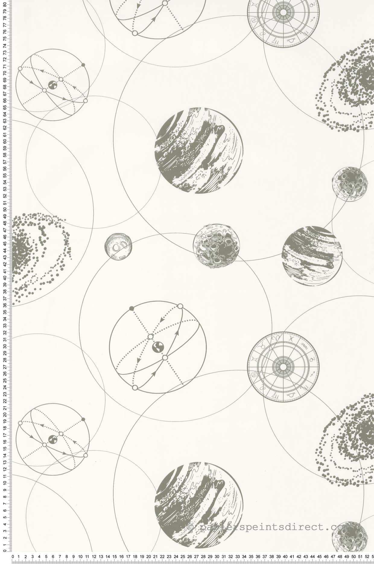 Papier peint Planète Just Fly kaki - Young & Free de Casélio | Réf. YNF103257077