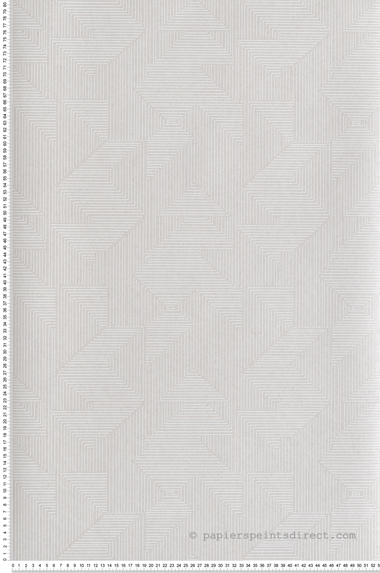 Papier peint Géométrique Angular grège irisé - Attitude de Lutèce | Réf. LTC-DWP0368-04