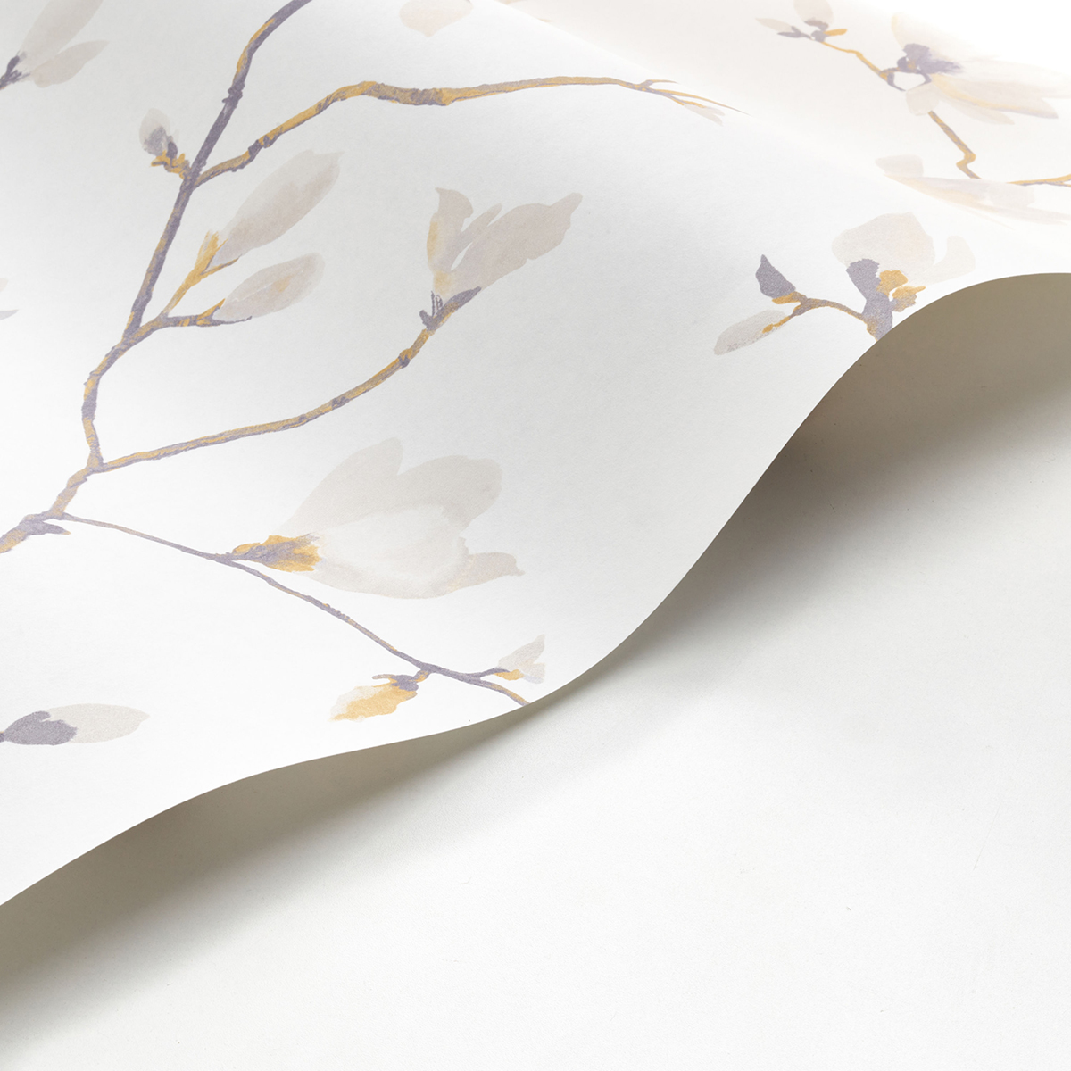 Papier peint Fleurs Suzhou blanc beige - Gardens de Casadéco AMBV | Réf. GADN82361093