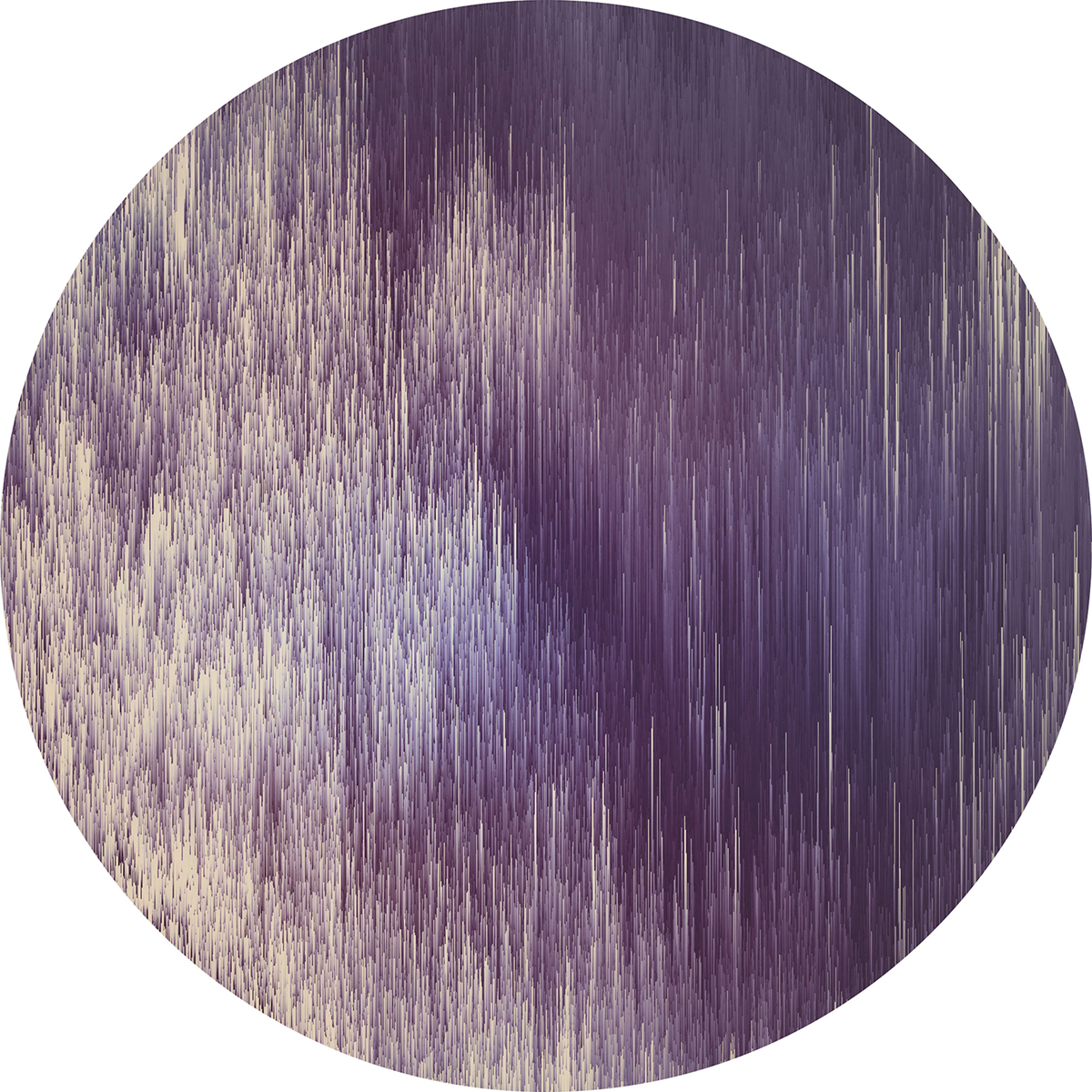 Papier peint adhésif rond Harmony - Papier peint Komar Dots