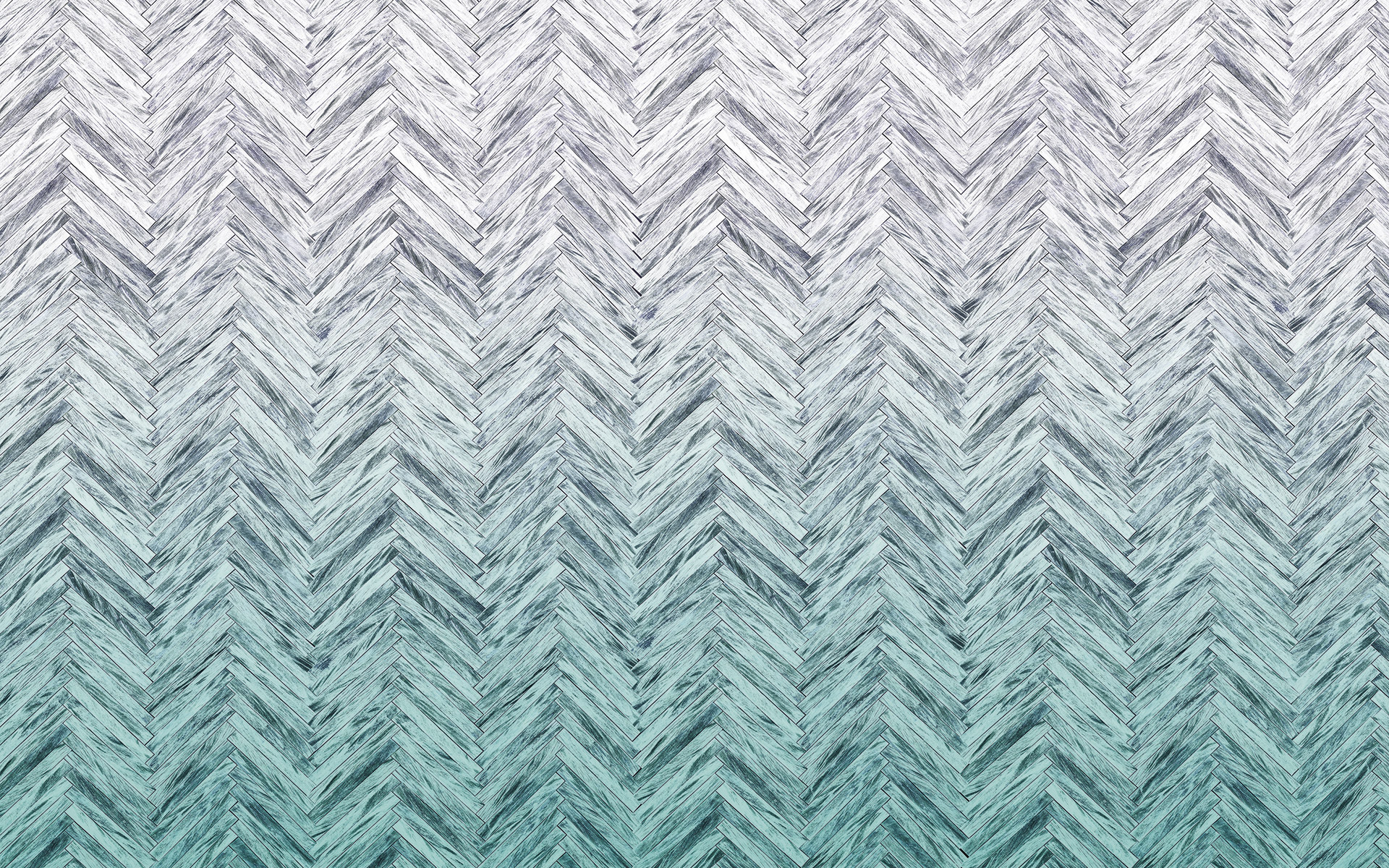 Panoramique Herringbone Mint - Papier peint Komar