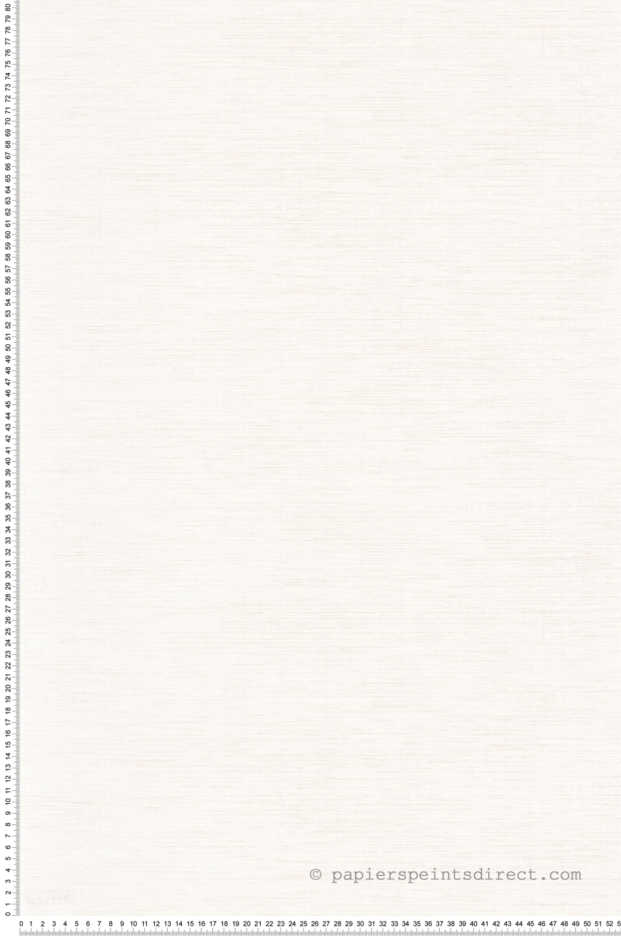 Papier peint Faux Uni ivoire - Five o'clock de Casadeco | Réf. FOCL85840175