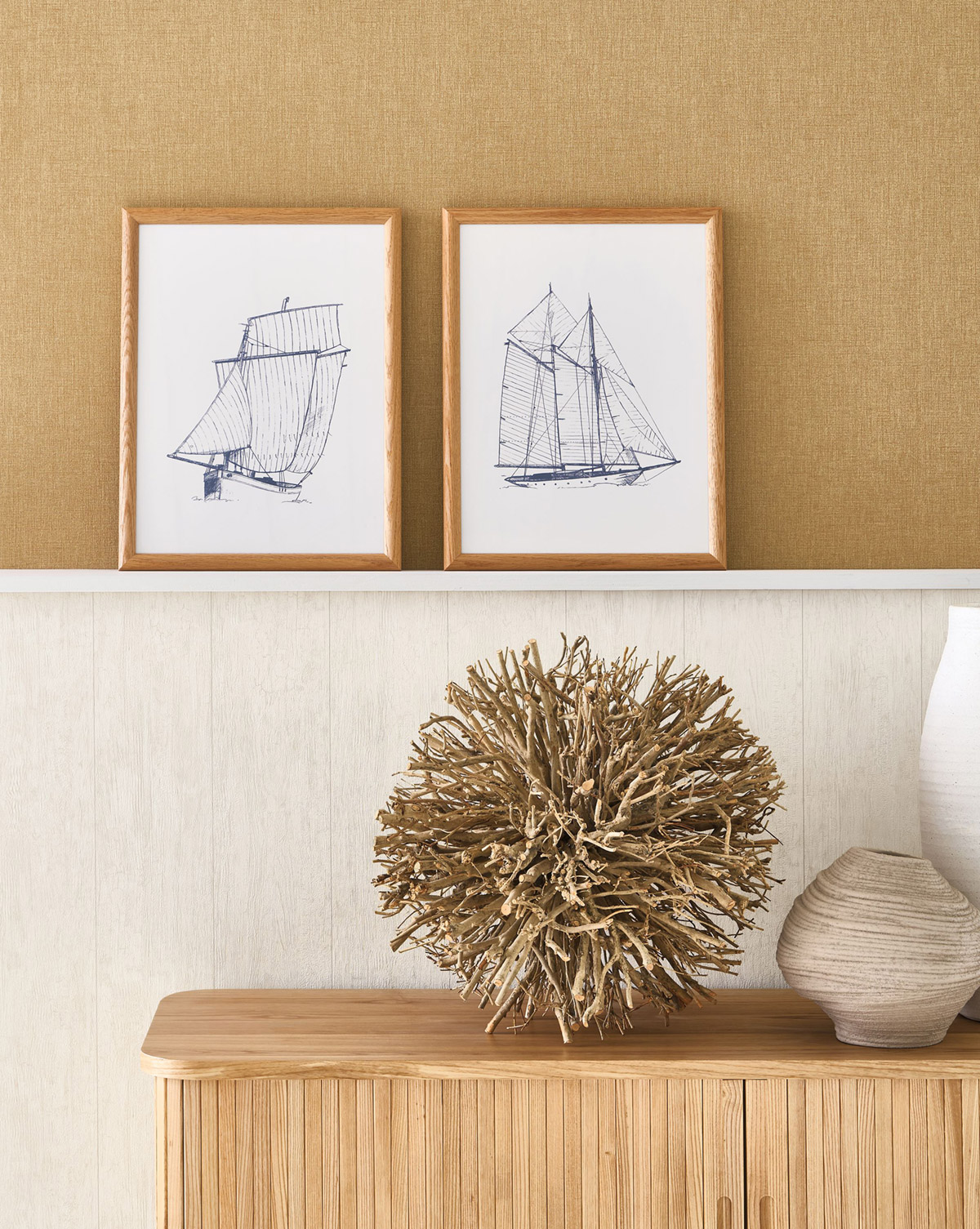 Affiche Tribord 50x70 bleu marine - Seaside de Casadéco | Réf. SEAS201606004