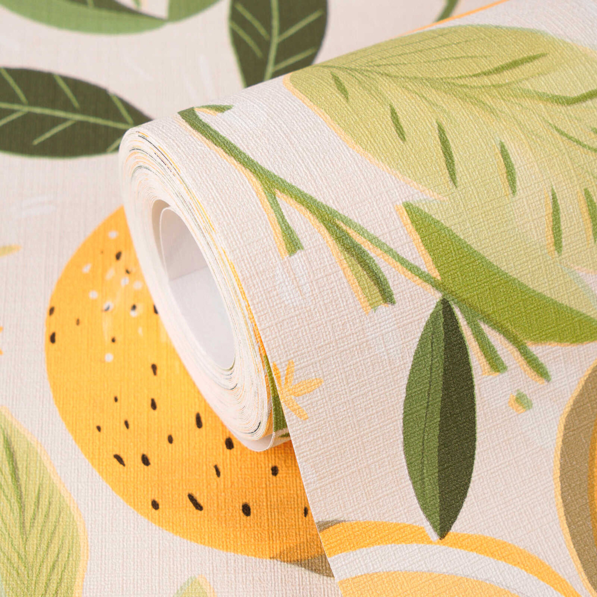 Papier peint Citron Fleur Pop jaune sable - Pintwalls 3 d'A.S. Création ZOOM | Réf. AS-791692