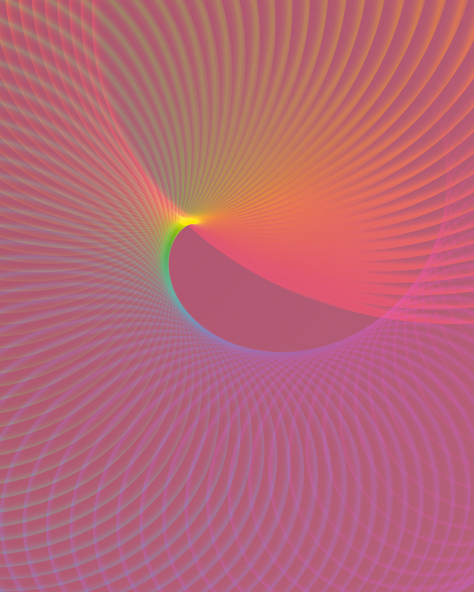 Papier peint panoramique 3D Effet Frequenz - Papier peint Komar Flair