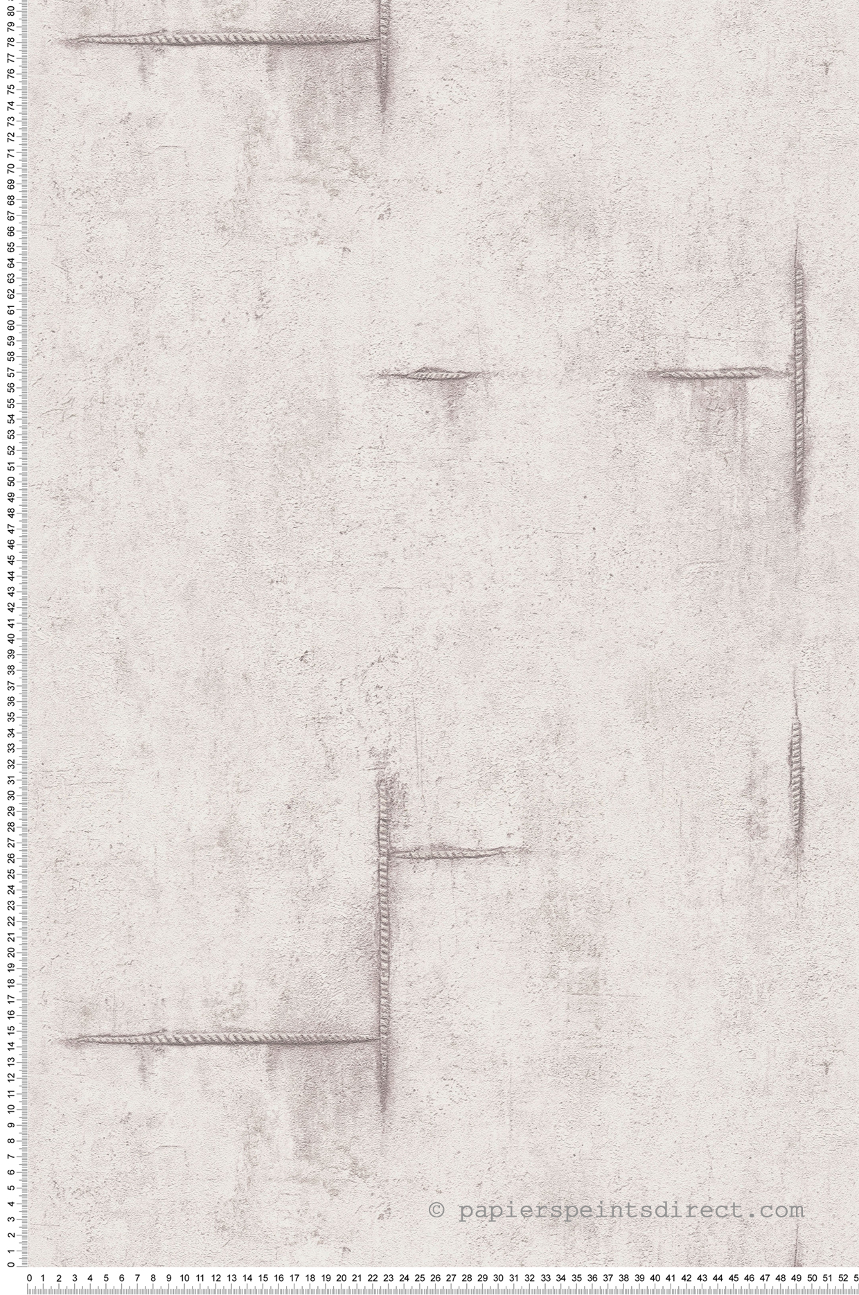 Papier peint Béton Graphite Groove blanc gris - Cosmoliving d'A.S. Création | Réf. AS-790851