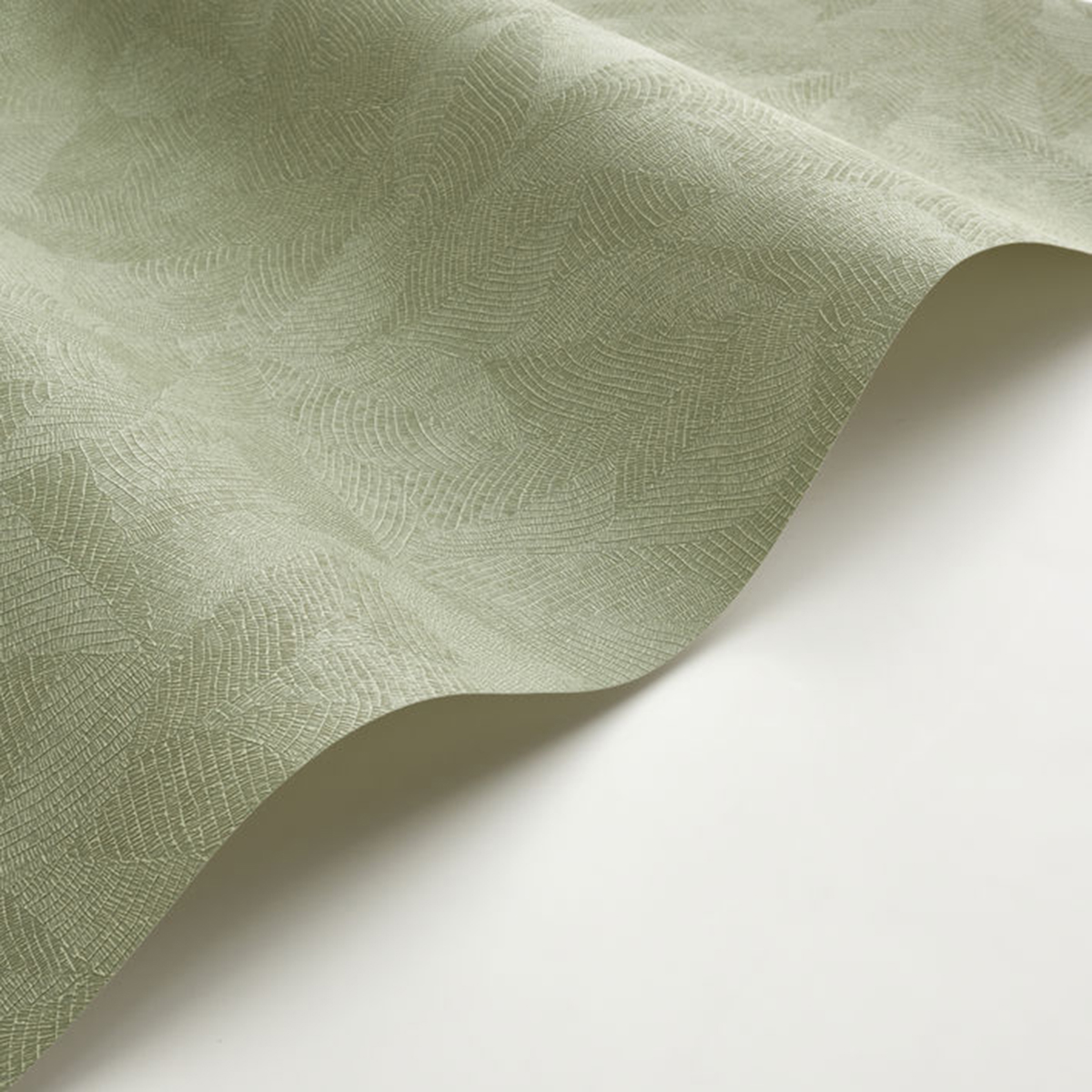 Papier peint Matière Feuille Masaya vert eucalyptus - Riverside 4 de Casadéco AMBV | Réf. RIVI86427538