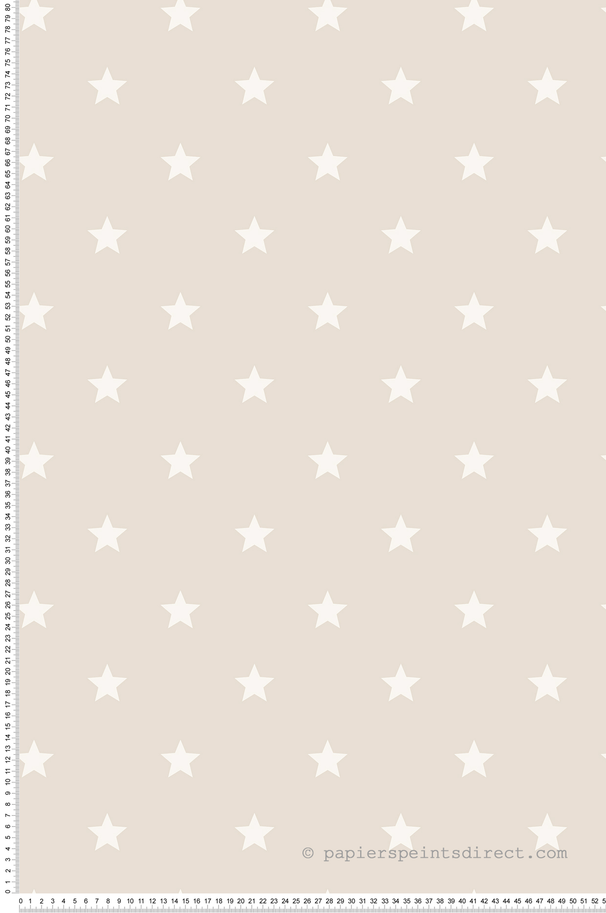 Papier peint Étoile Uniforme beige - Imagine de Lutèce | Réf. LTC-DL27581