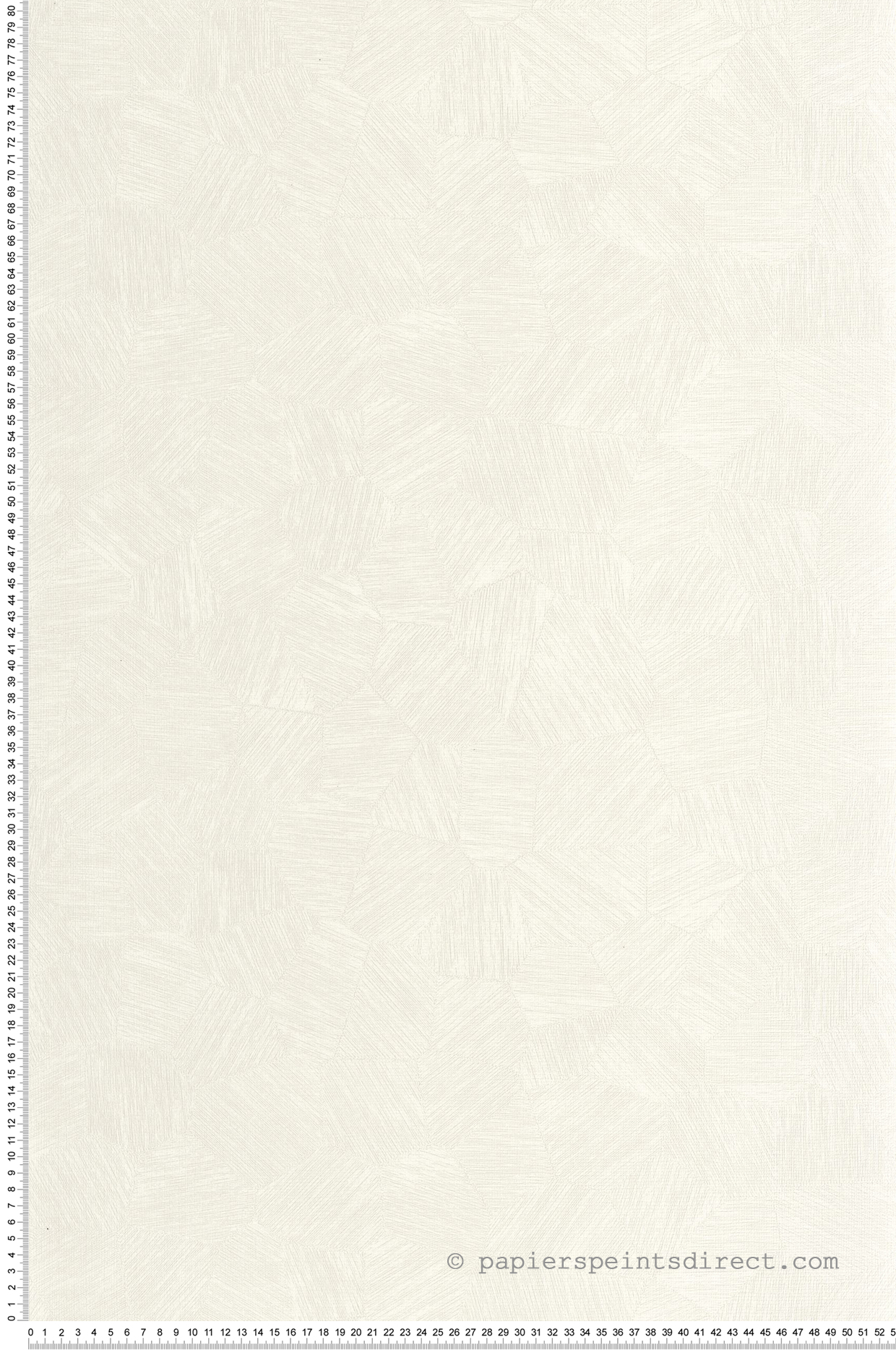 Papier peint Fragments Reliefs blanc cassé - Symphony de Casélio | Réf. SYM107010062