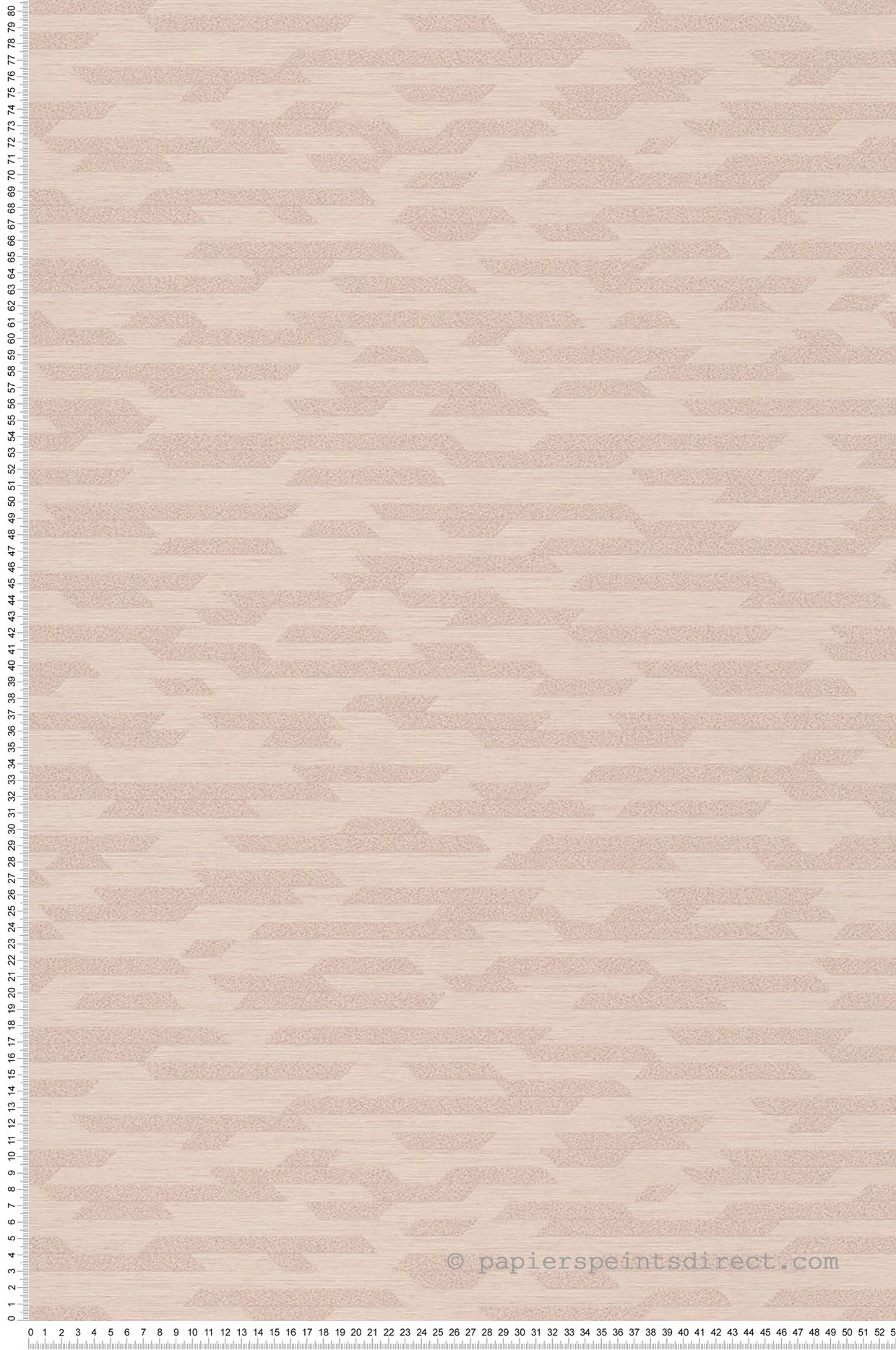 Papier peint Trait Géométrique beige rosé paillettes - Maya de Montecolino | Réf. MC-BZ3219