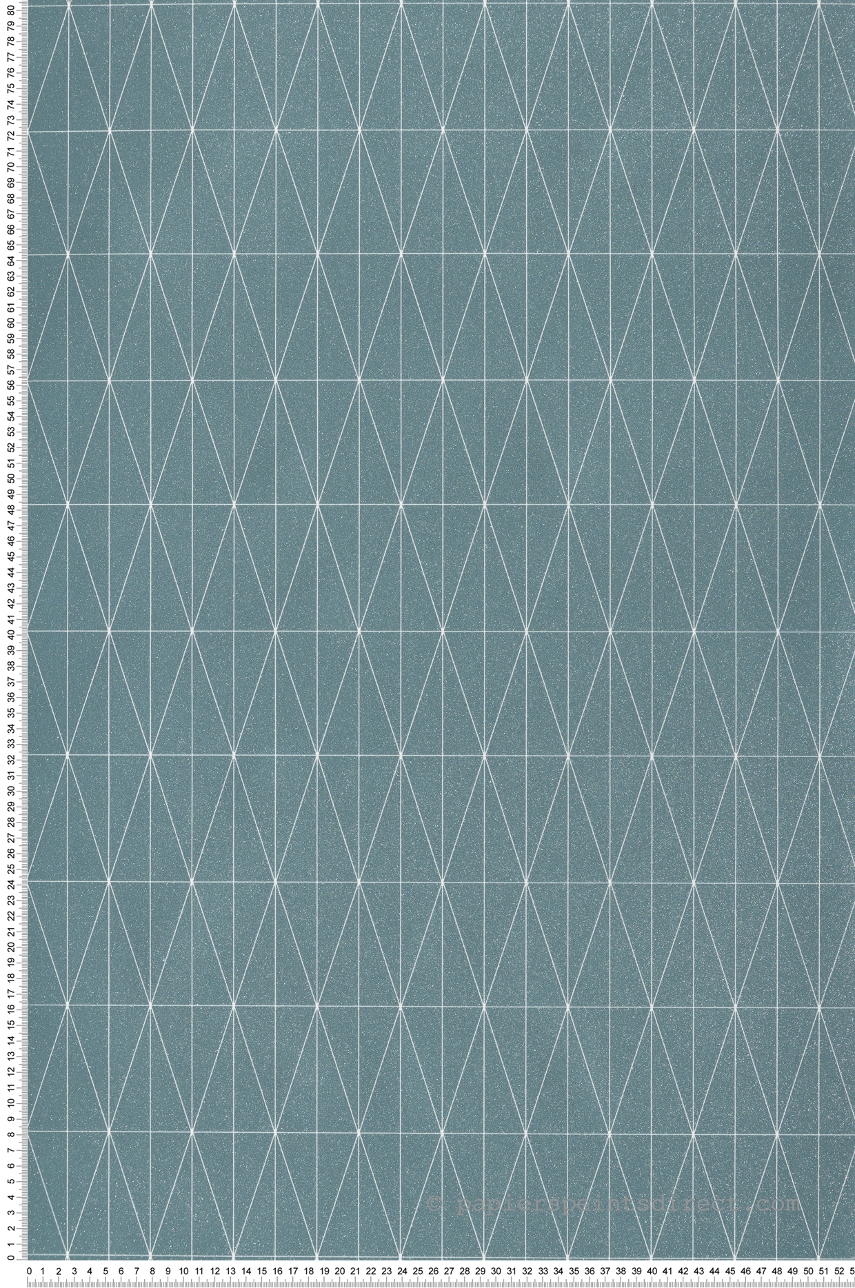 Papier peint Graphique Suède Pailleté bleu canard - Les Essentiels de Lutèce | Réf. LTC-11200101