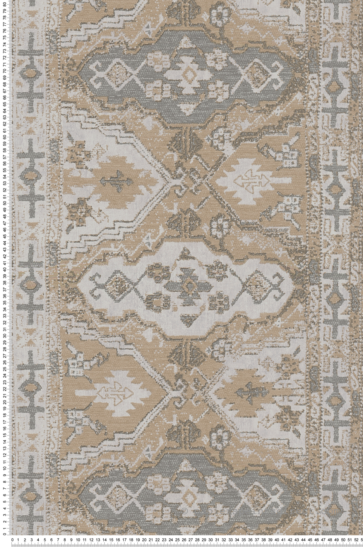 Papier peint Oriental Tapis gris beige - Metropolitan Stories 2 d'AS Création | Réf. SP15527