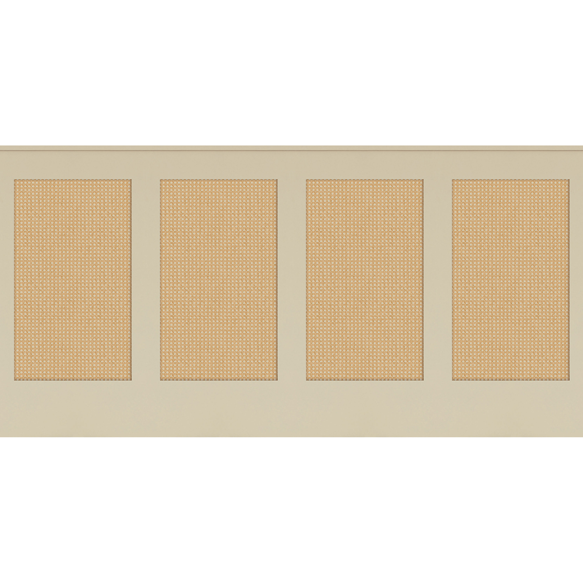 Papier peint Soubassement Cannage en Rotin S grège - Reliefs de Casélio | Réf. RLF106231000