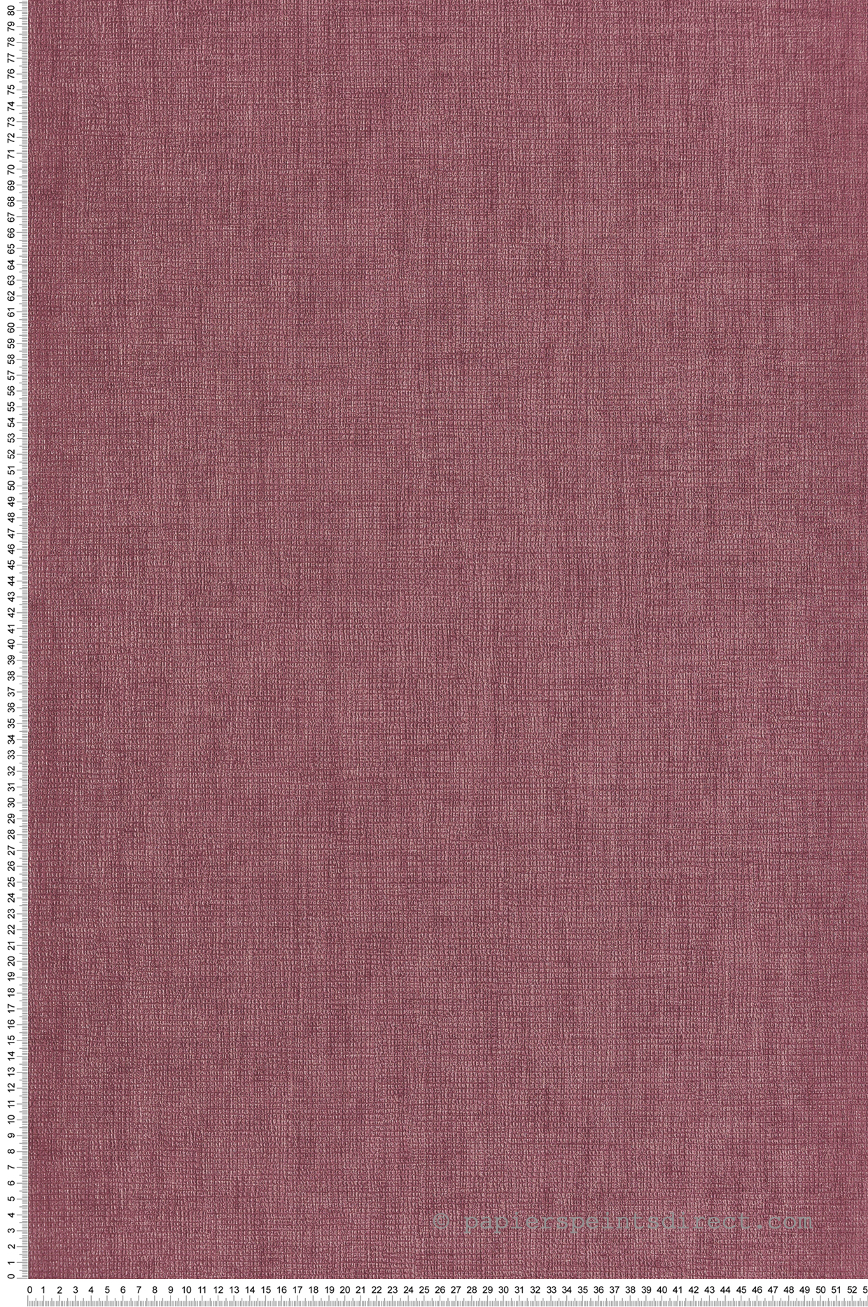 Papier peint Faux Uni Textile bordeaux - Jaipur de Montecolino | Réf. MC-26488
