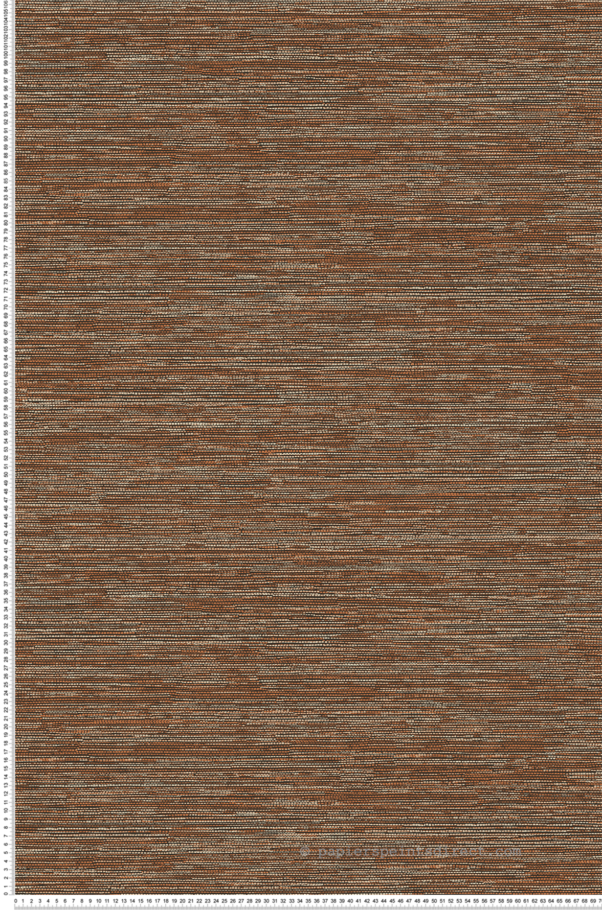 Papier peint Effet Sisal Texere orange - Amani de Masureel | Réf. MAS-AMA303