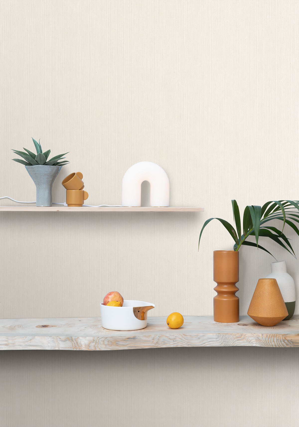 Papier peint Sisal Fibre blanc cassé - Matières de Casélio | Réf. MMT106010000