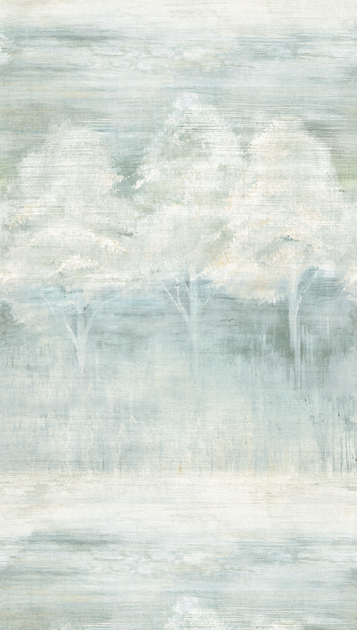 Papier peint panoramique Arbre Contemporain céladon - Vancouver de Montecolino | Réf. MC-SYD27590