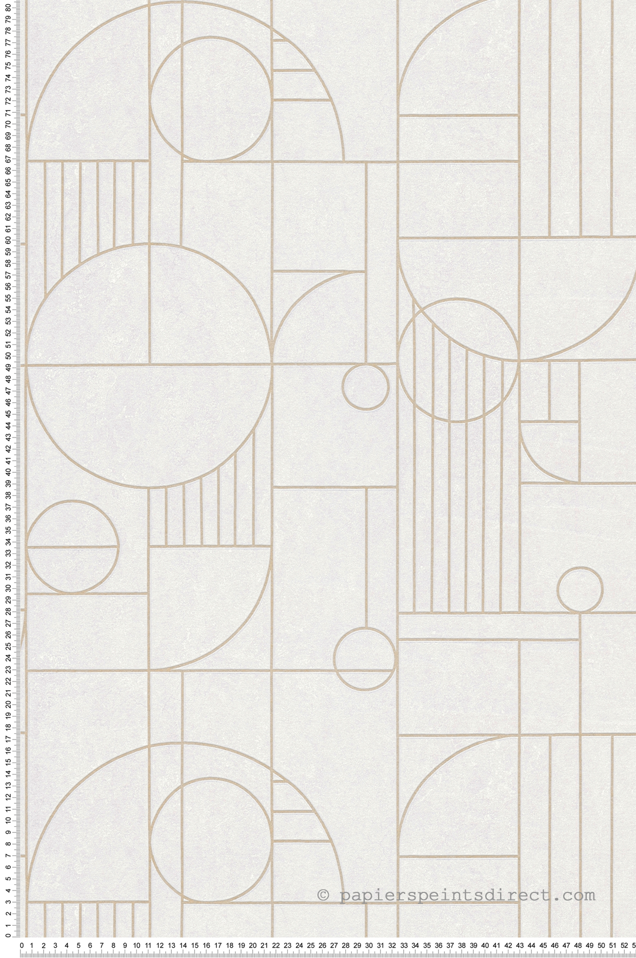 Papier peint Design Géométrique gris et doré - My Home My Spa d'A.S. Création | Réf. SP15877