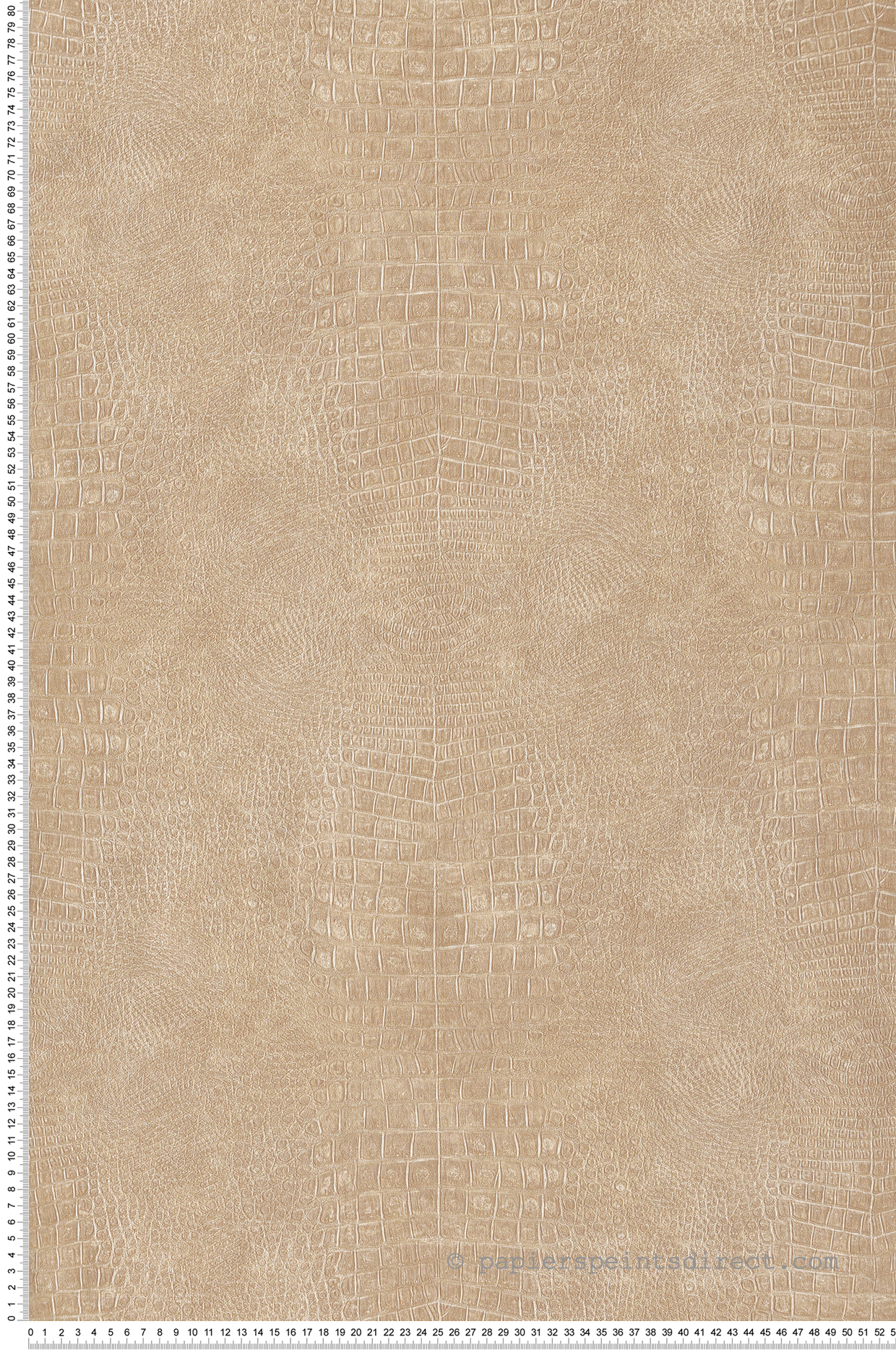 Papier peint Crocodile Imprimé Réaliste beige - Sauvage 2 de Lutèce | Réf. LTC-G67499