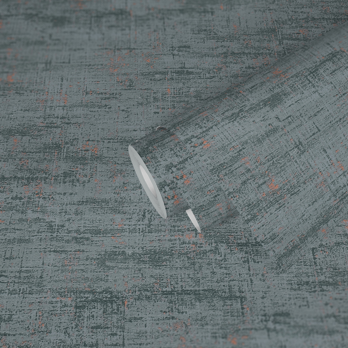 Papier peint Aspect Industriel Texturé vert de gris cuivré - Stories of Life d'A.S. Création AMB2 | Réf. AS-396571