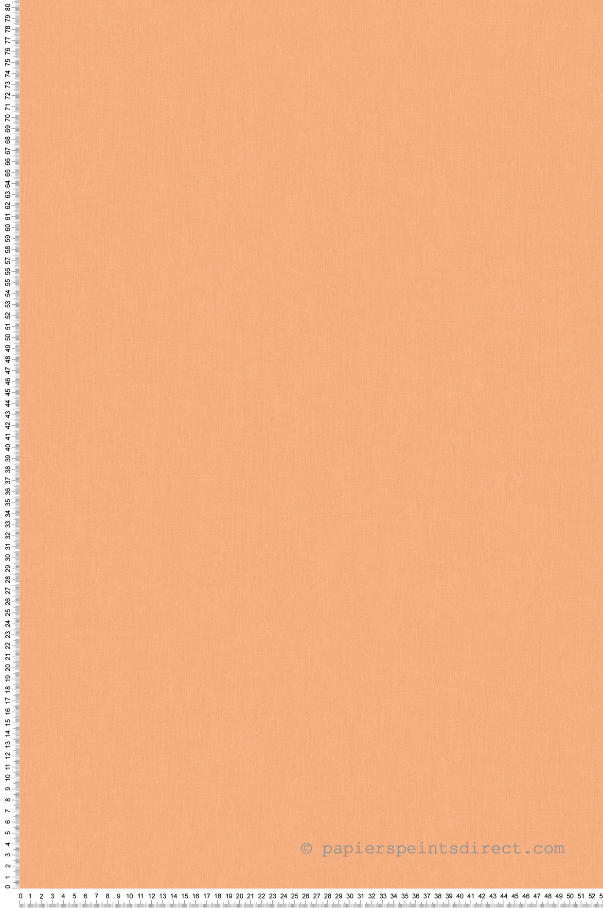 Papier peint Faux Uni Lin orange - La belle histoire d'Ugépa | Réf. UGP-F71805