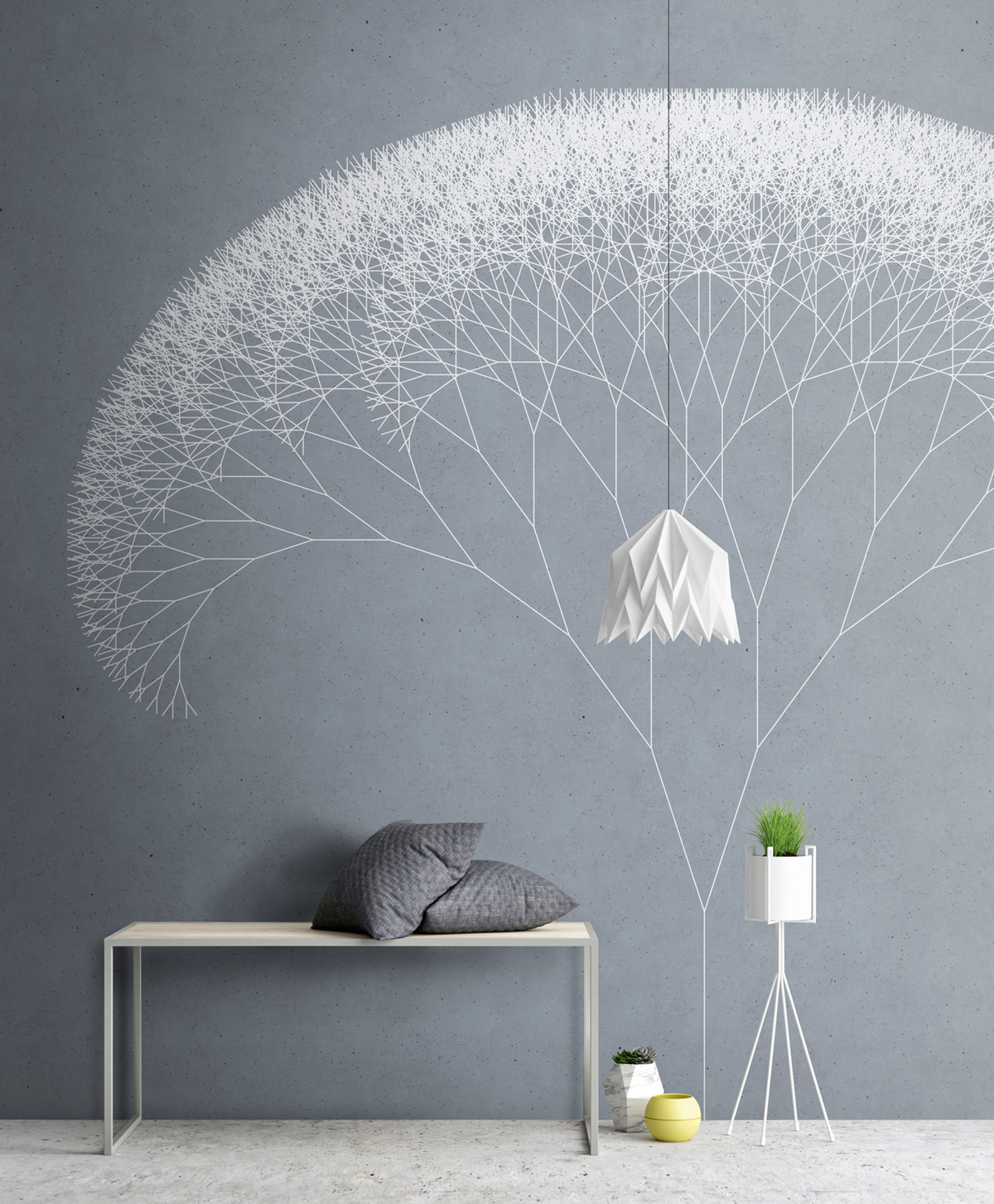 Papier peint panoramique Arbre Trees 2 - Référence DD110866 - Intissé 200g/m2 - Standard 400 x 270