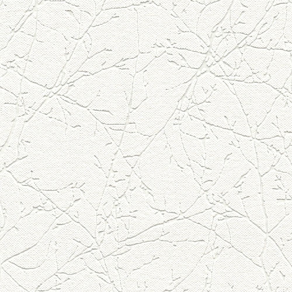 Incrustation fines branches - Papier peint à peindre GO de Montécolino