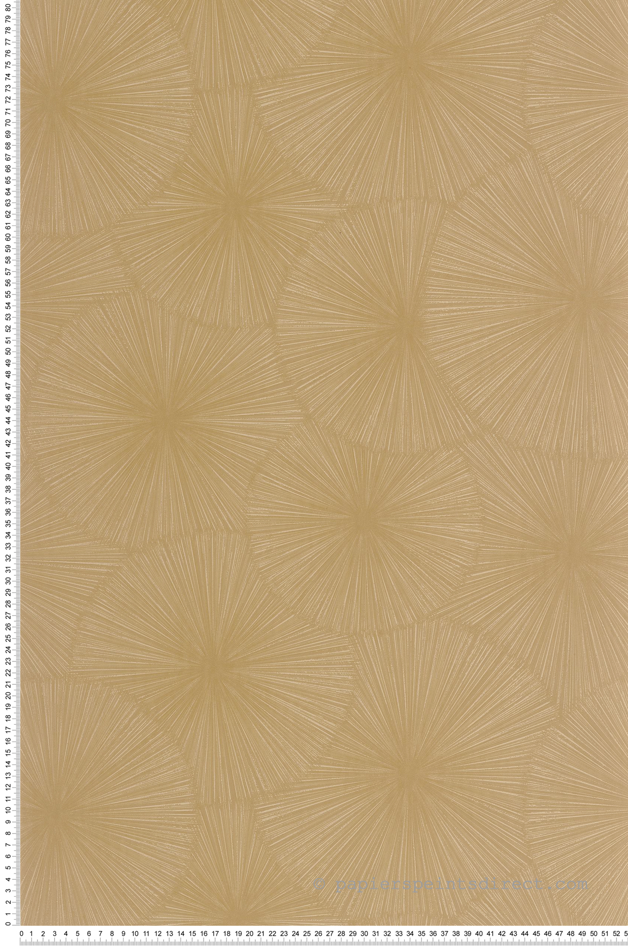 Papier peint Graphique Helios camel - Solaris de Casadéco | Réf. SOLA201872612